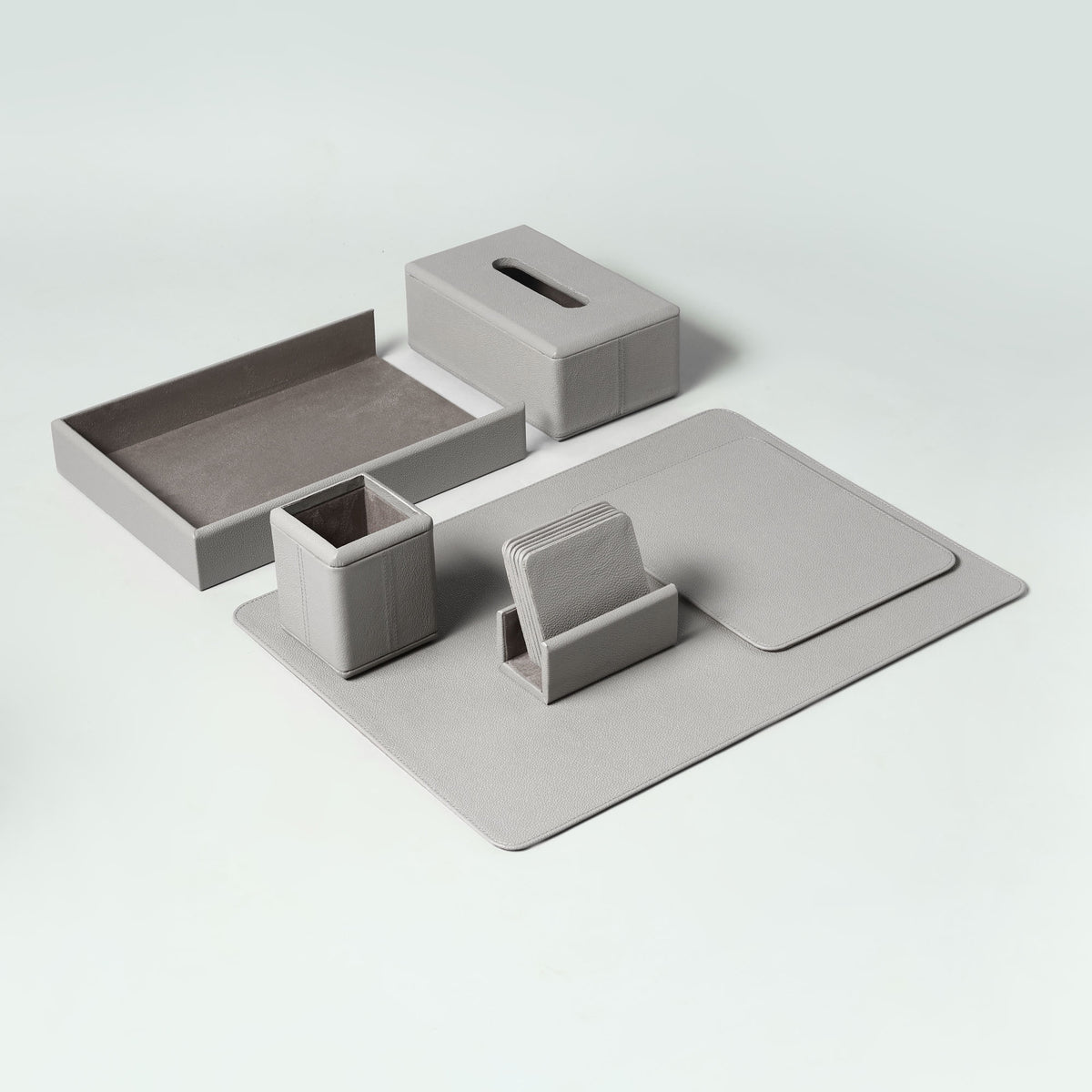 Windsor Desktop Set Grey