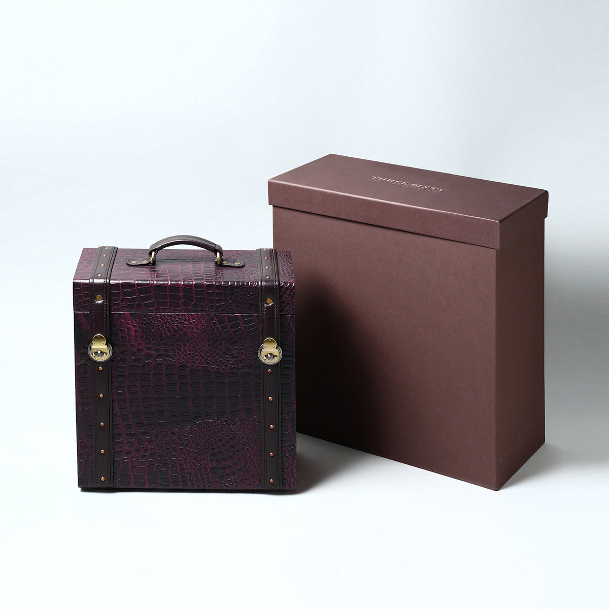 Crobar Portable Bar Burgundy