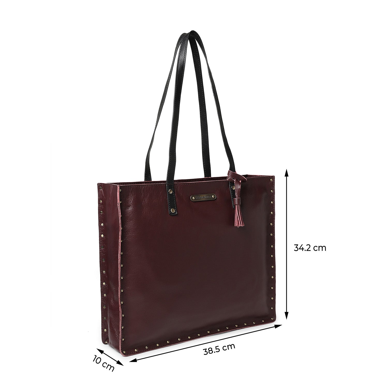 Ines Tote Bag Burgundy