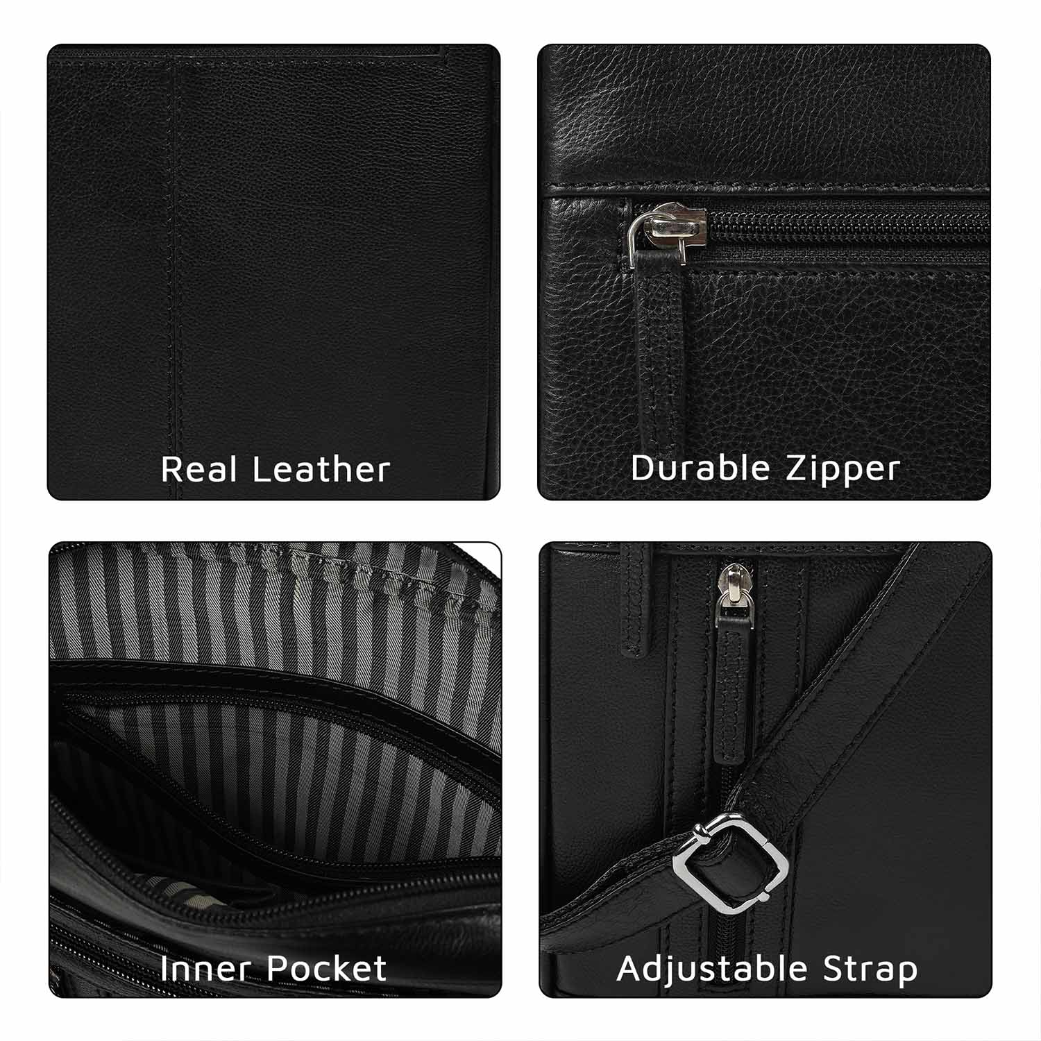 Kingsley Crossbody Bag Black