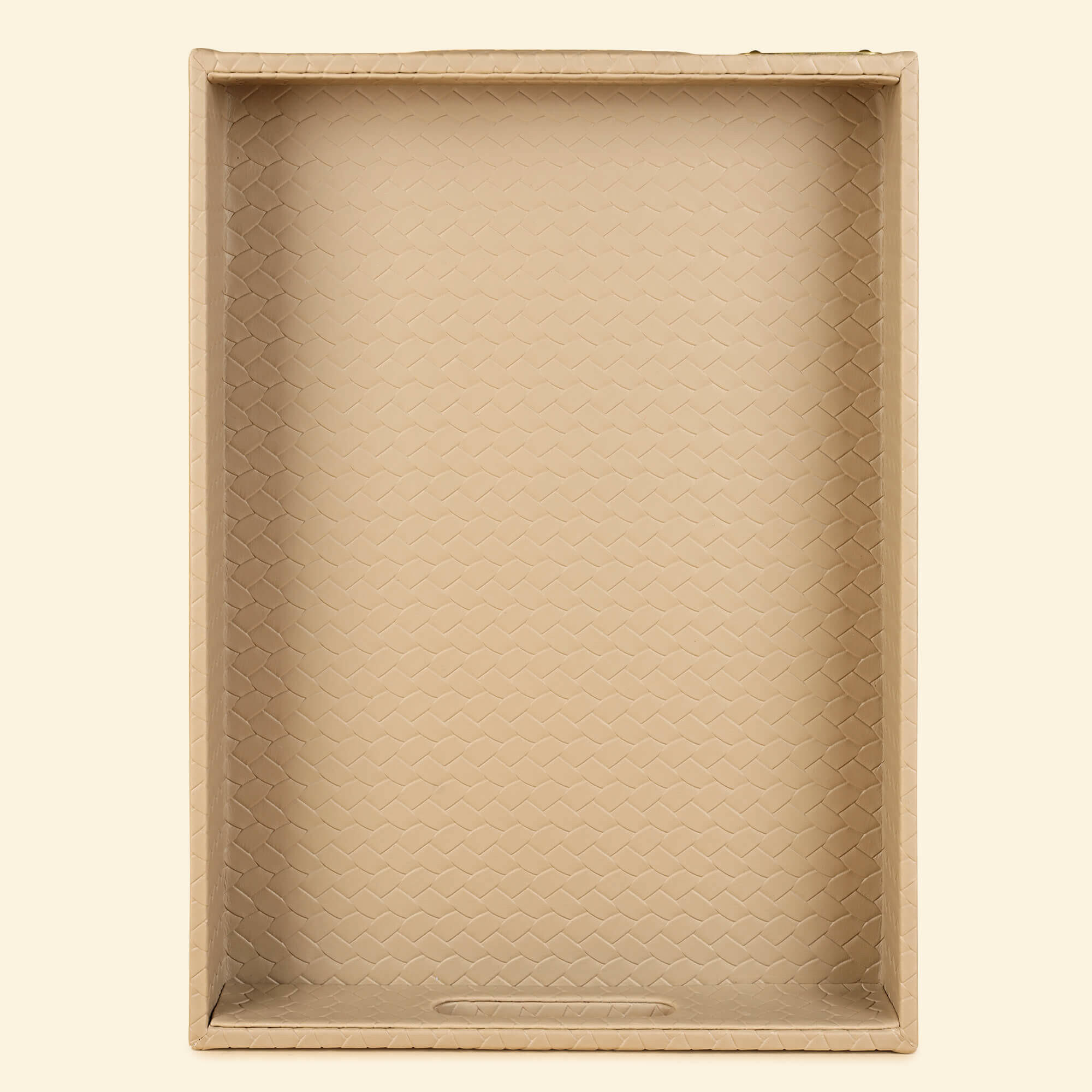Entwine Large Multipurpose Tray Beige
