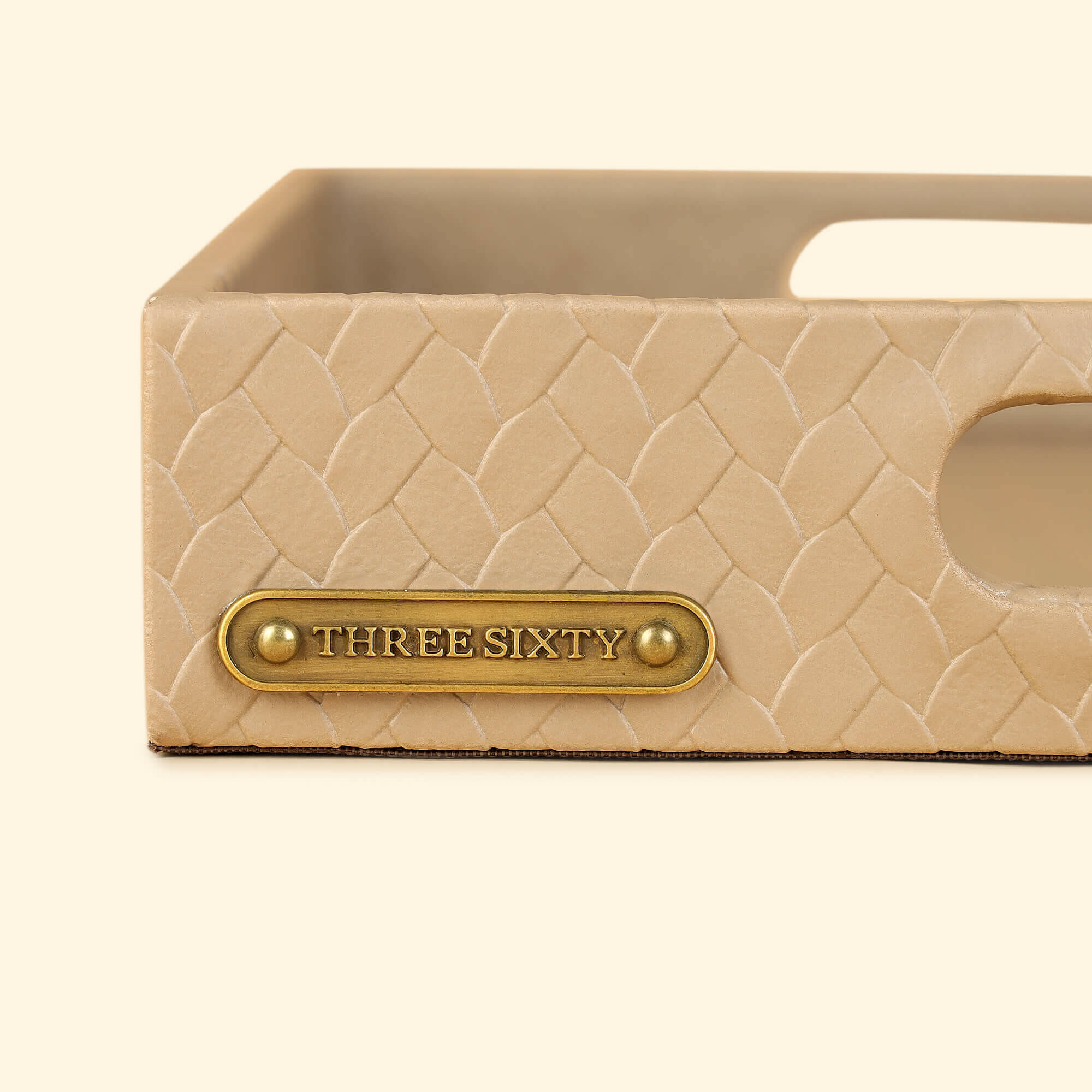 Entwine Large Multipurpose Tray Beige