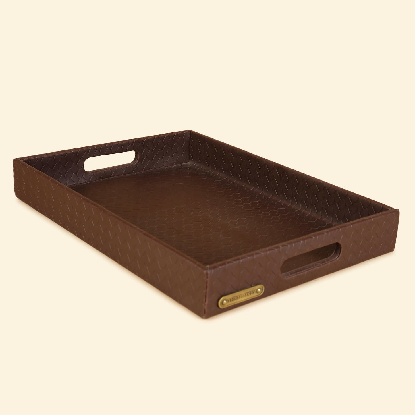 Large Multipurpose Tray Brown