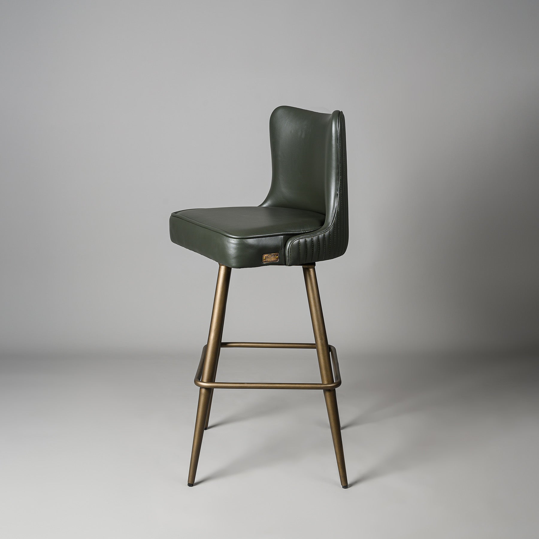 Linea Bar Stool Antique Legs Green