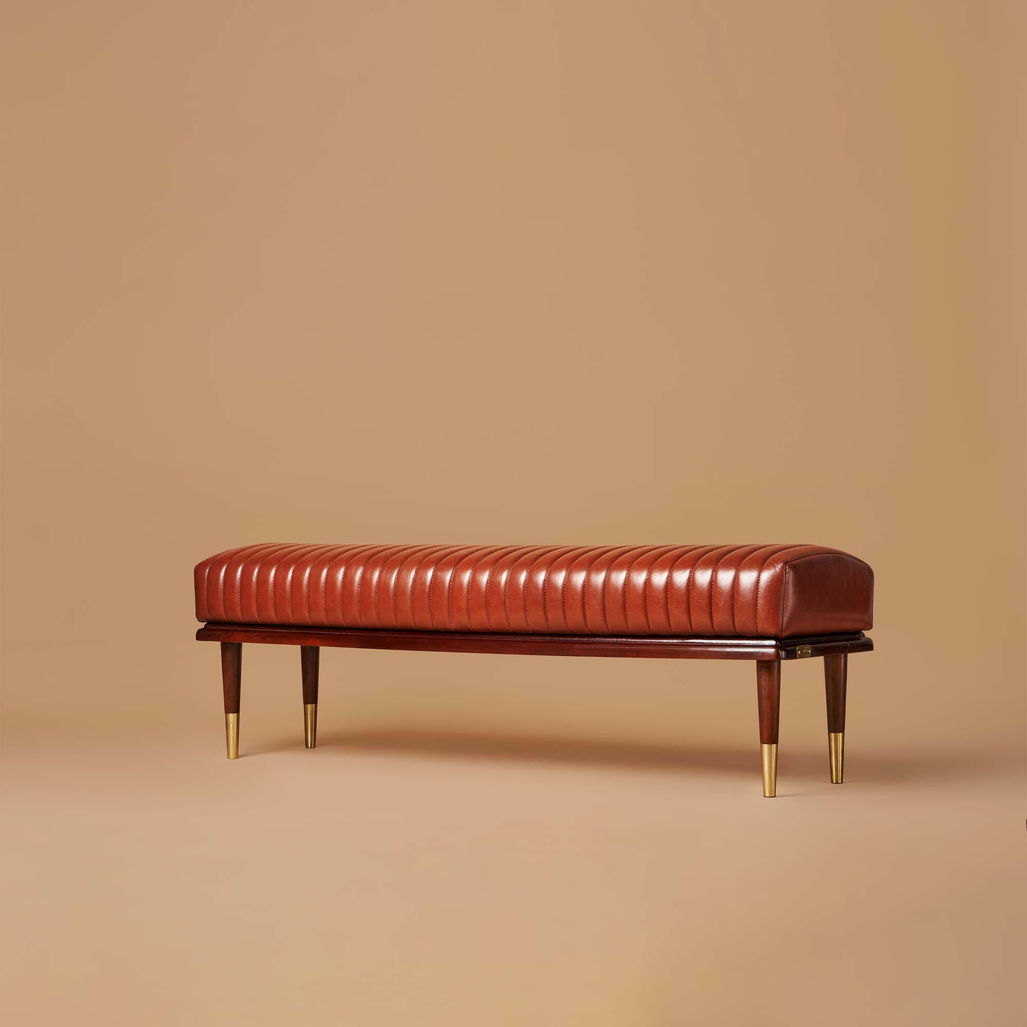 Linear Bench Cognac