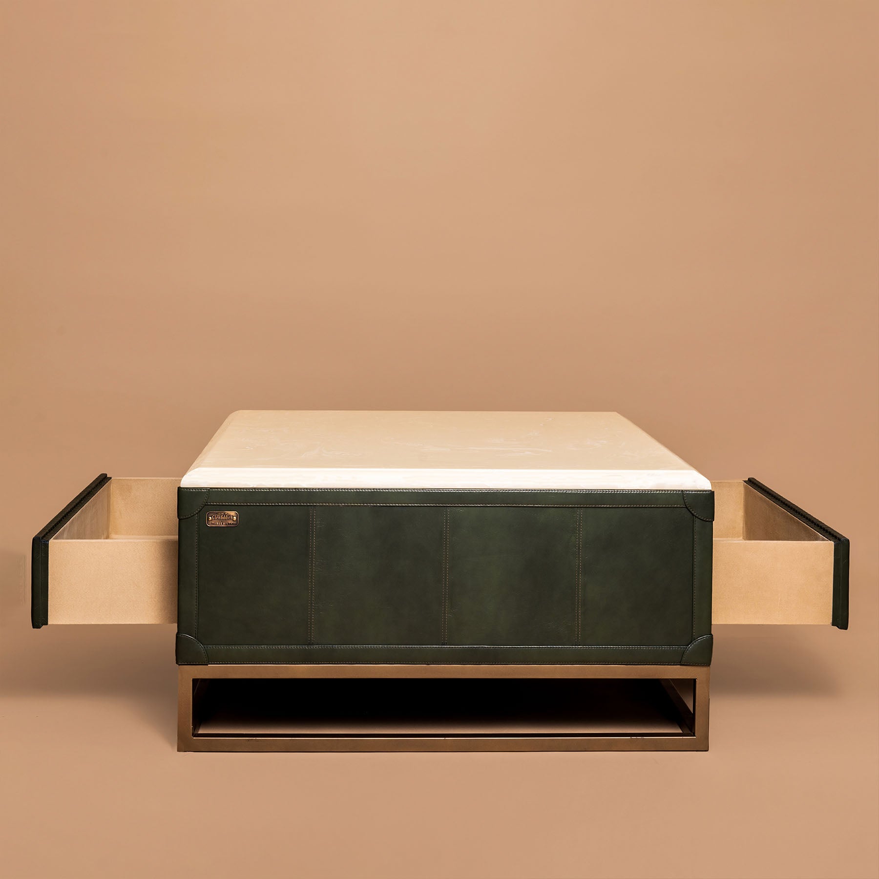Linear Centre Table Olive Green