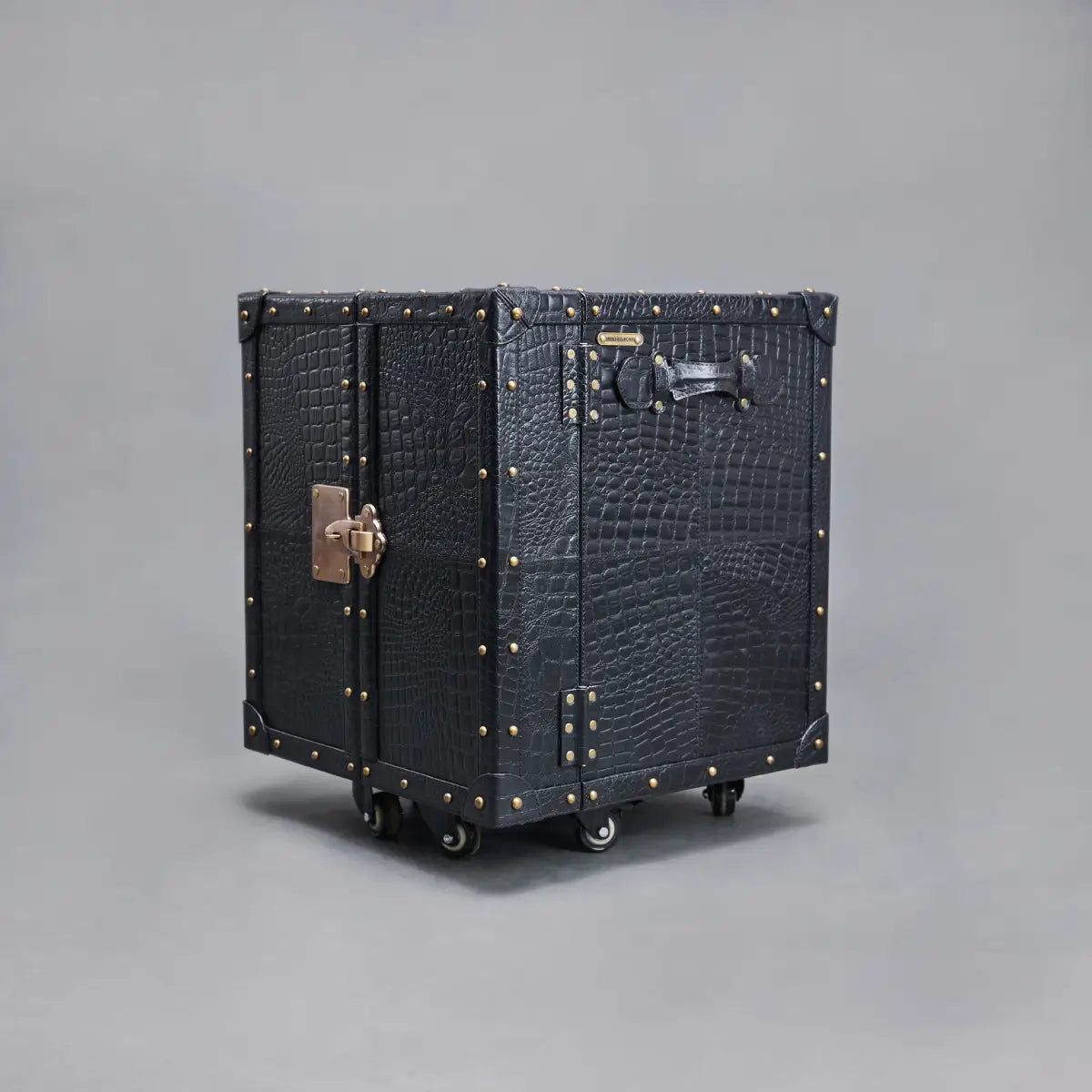 Miami Croco Small Sachin Bar Black