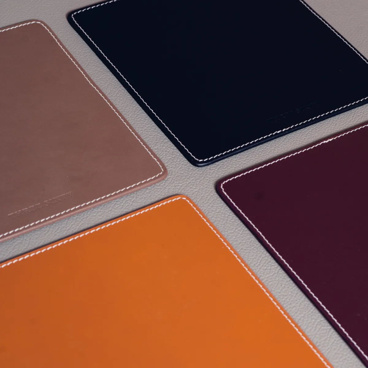 Modella Mousepad, Storage Box And Pen Holder Cognac