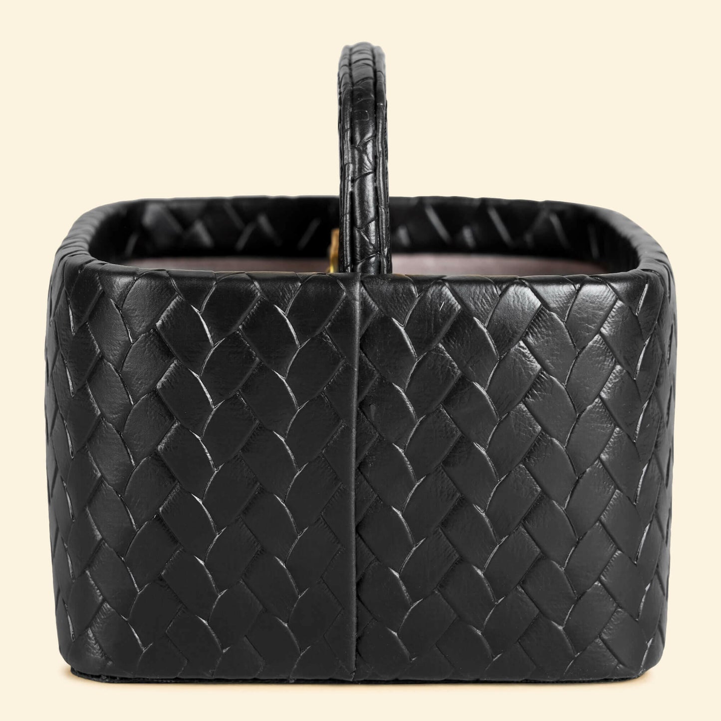 Multipurpose Caddy Black | Vegan Leather Desk Organizers