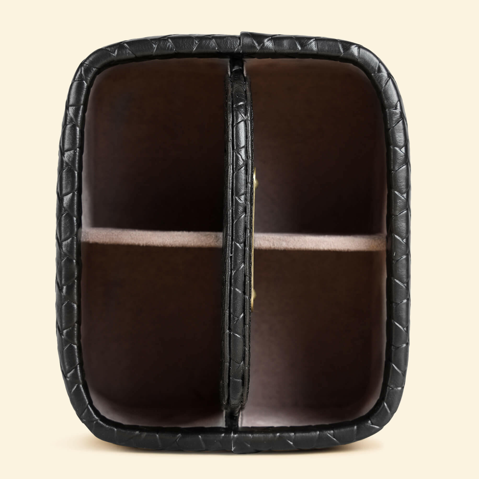 Entwine Multipurpose Caddy Black | Faux Leather Desk Organizers