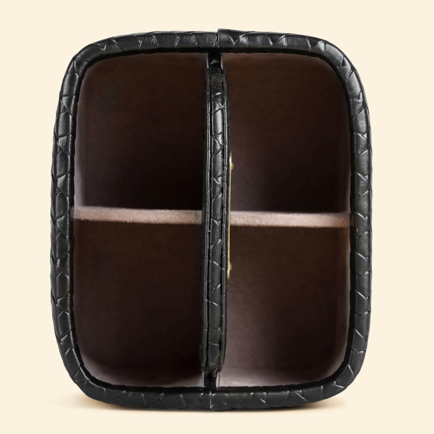 Multipurpose Caddy Black | Vegan Leather Desk Organizers