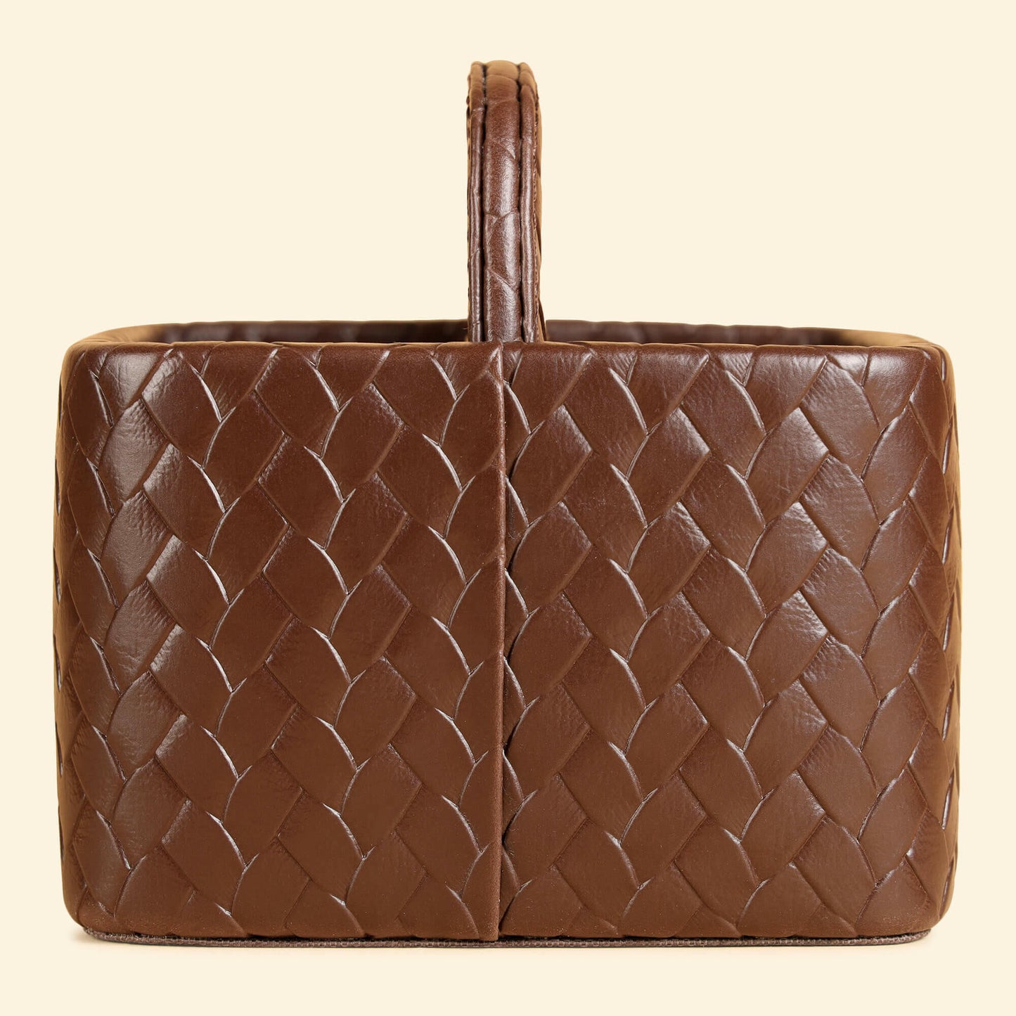 Multipurpose Caddy Brown | Vegan Leather Desk Organizers