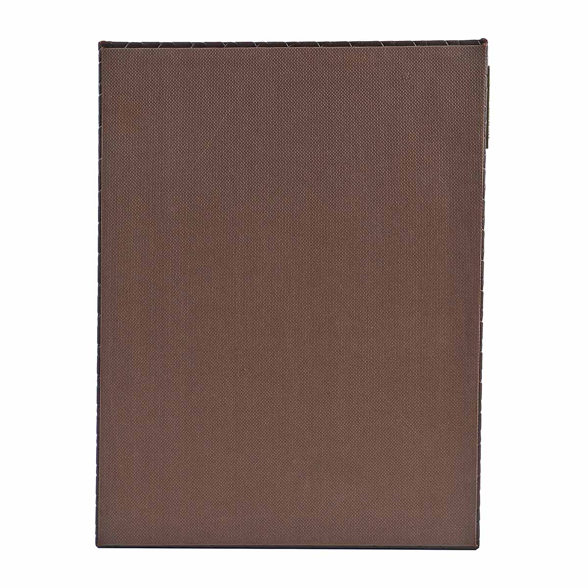 Entwine Paper Tray A4 in Faux Leather Brown