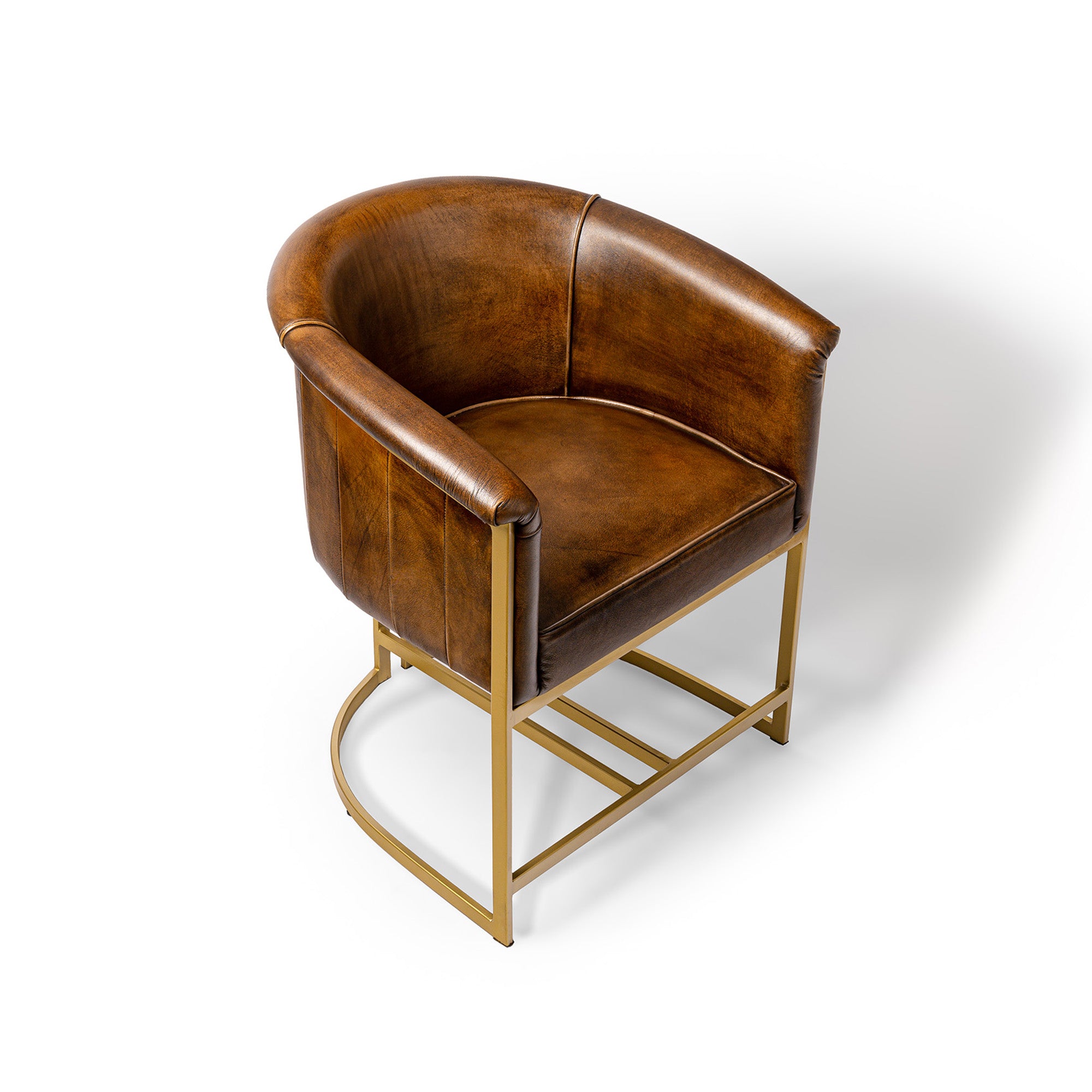 Rayal Barrel Chair Tan