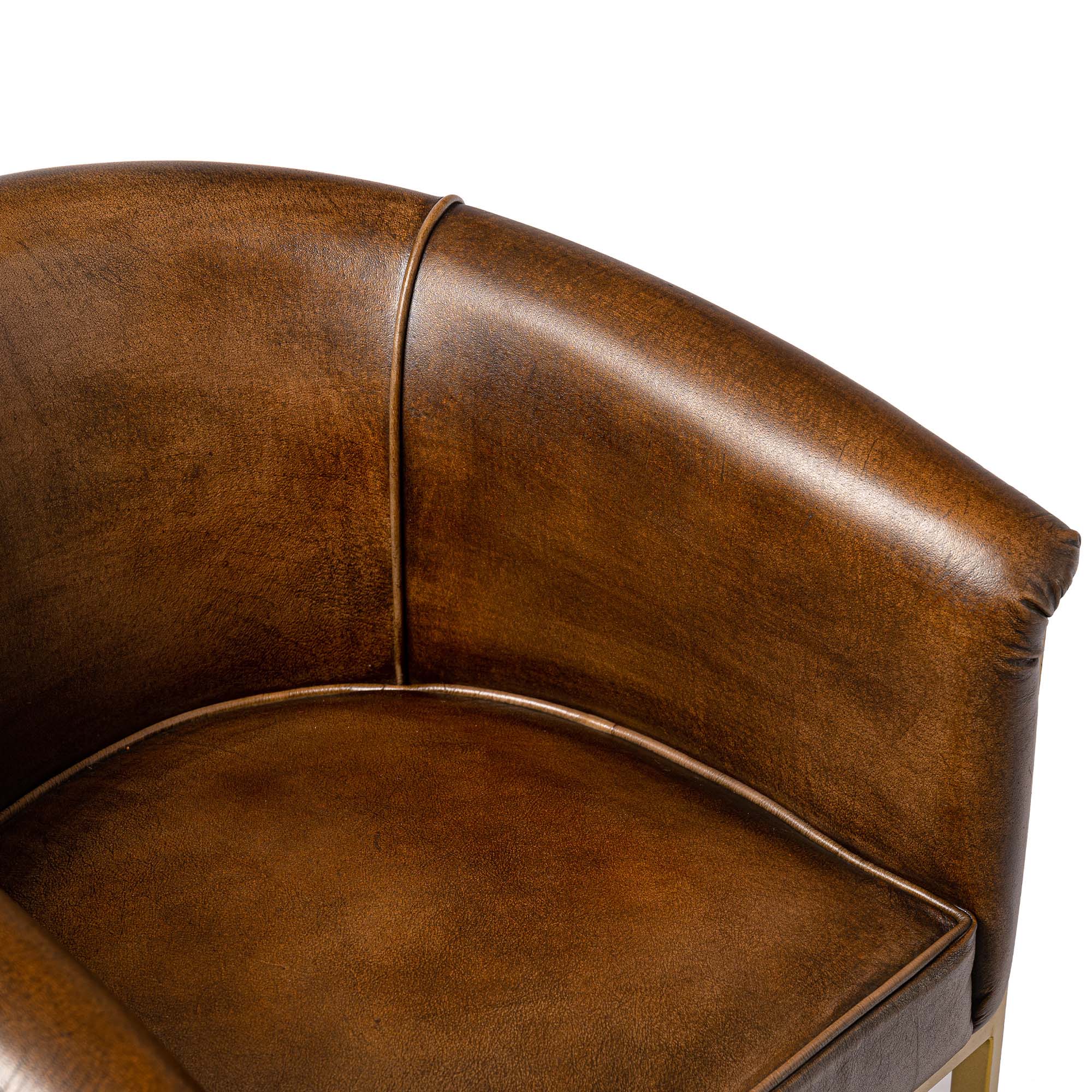 Rayal Barrel Chair Tan