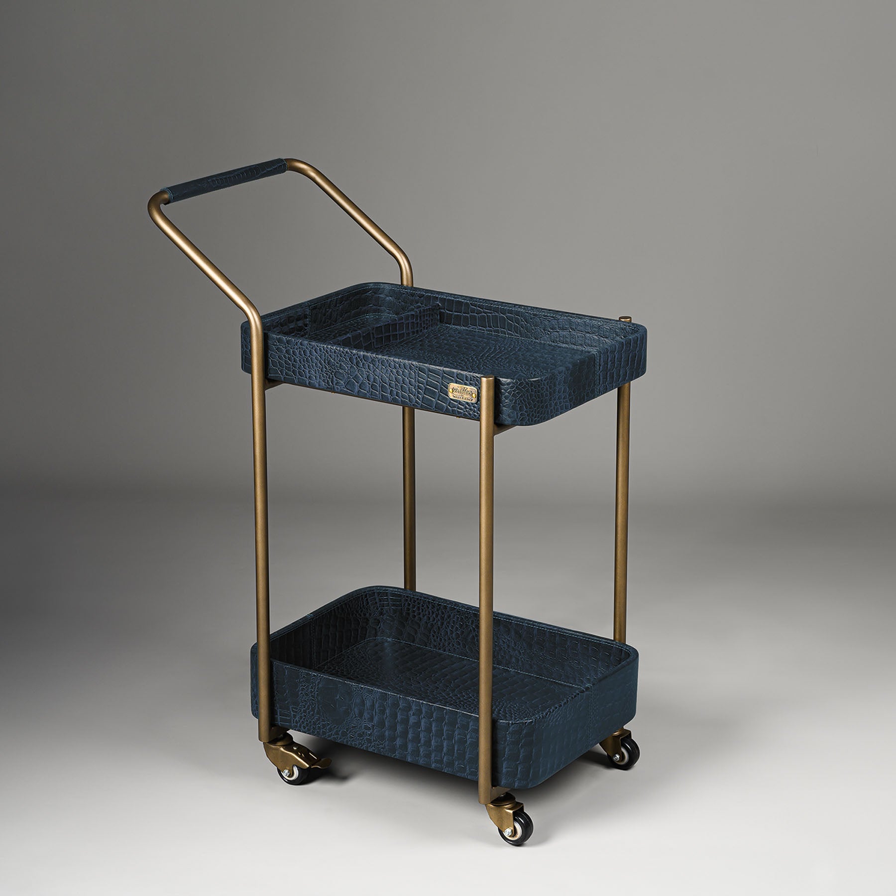 Rover Rectangular Bar Trolley Blue