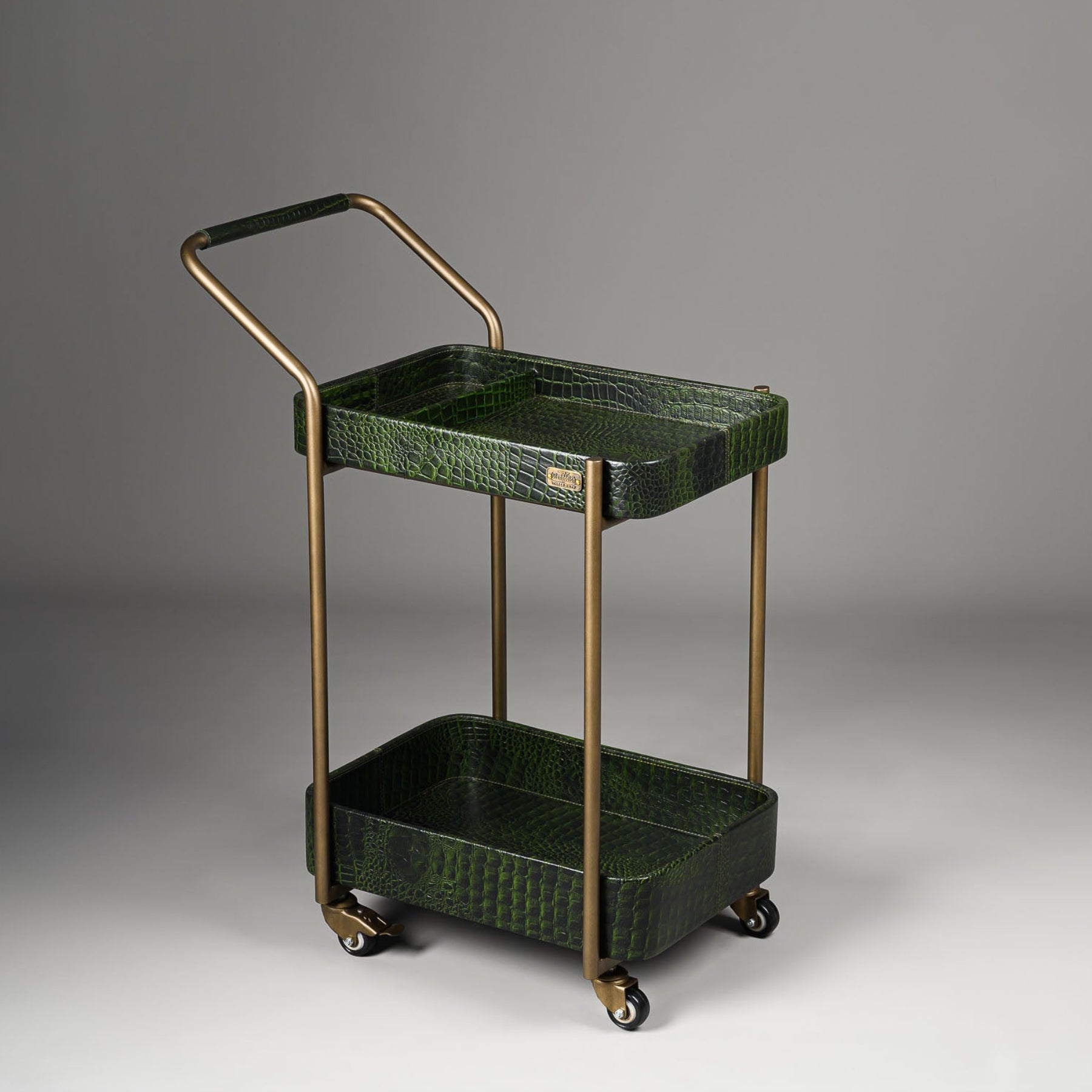 Rover Rectangular Bar Trolley Green