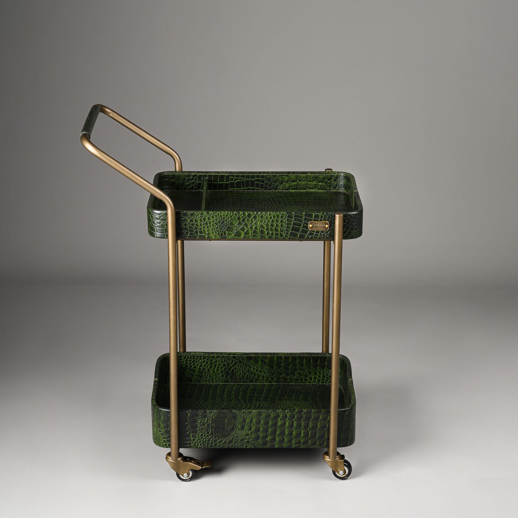 Rover Rectangular Bar Trolley Green