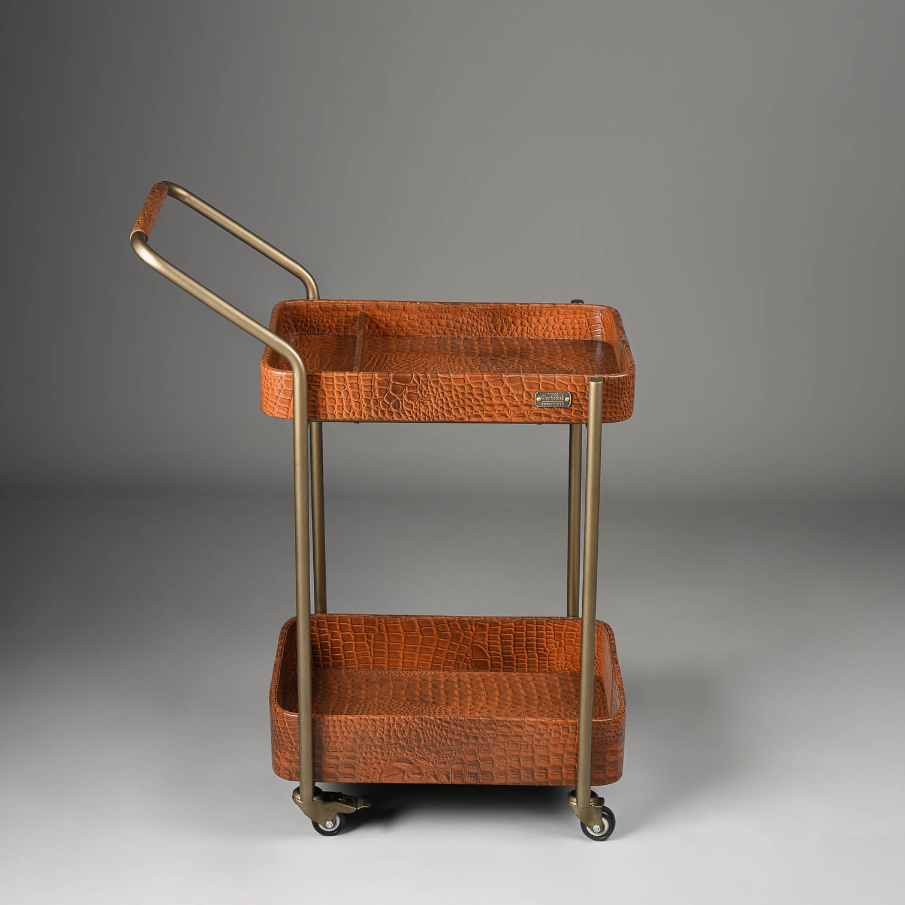 Rover Rectangular Bar Trolley Tan