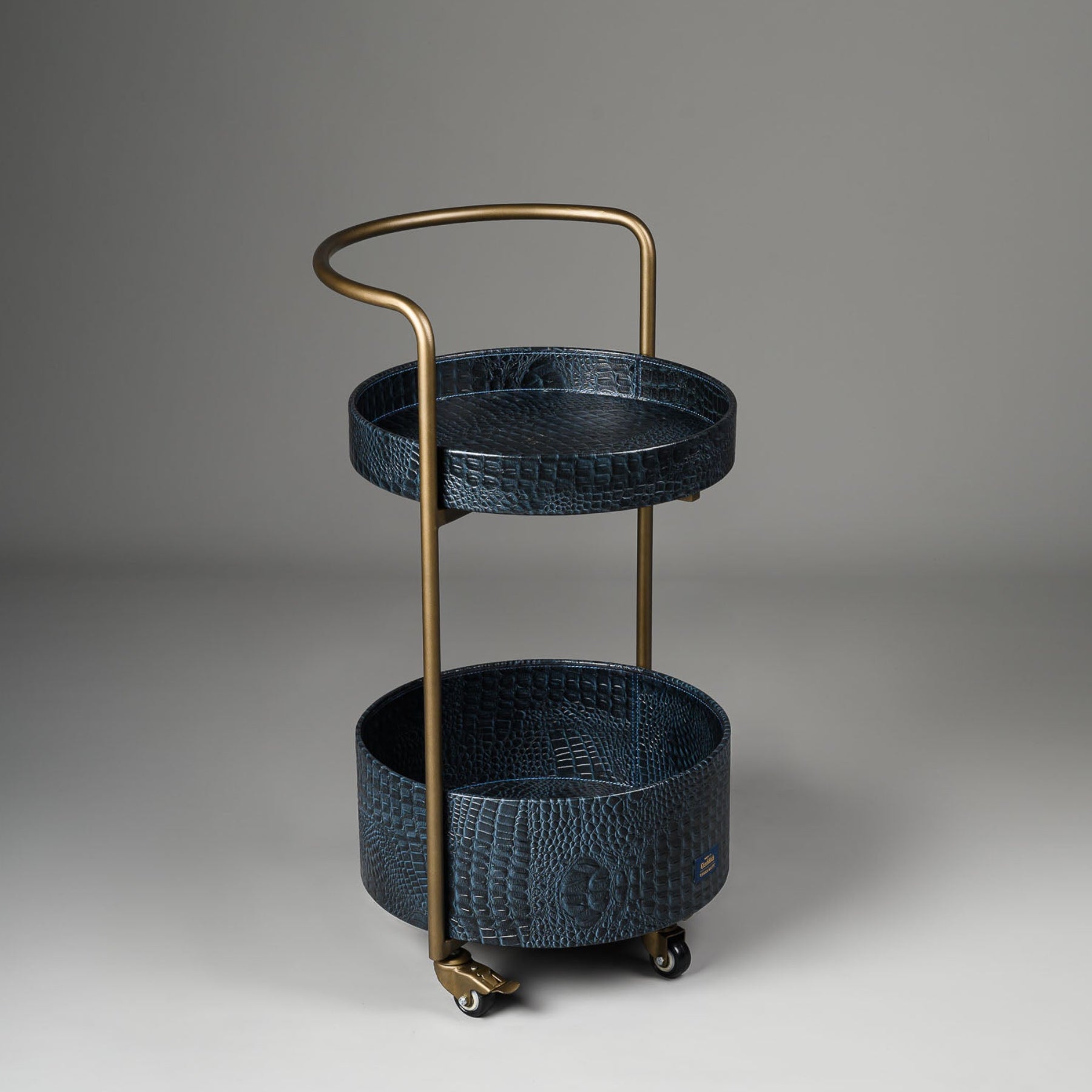 Rover Round Bar Trolley Blue