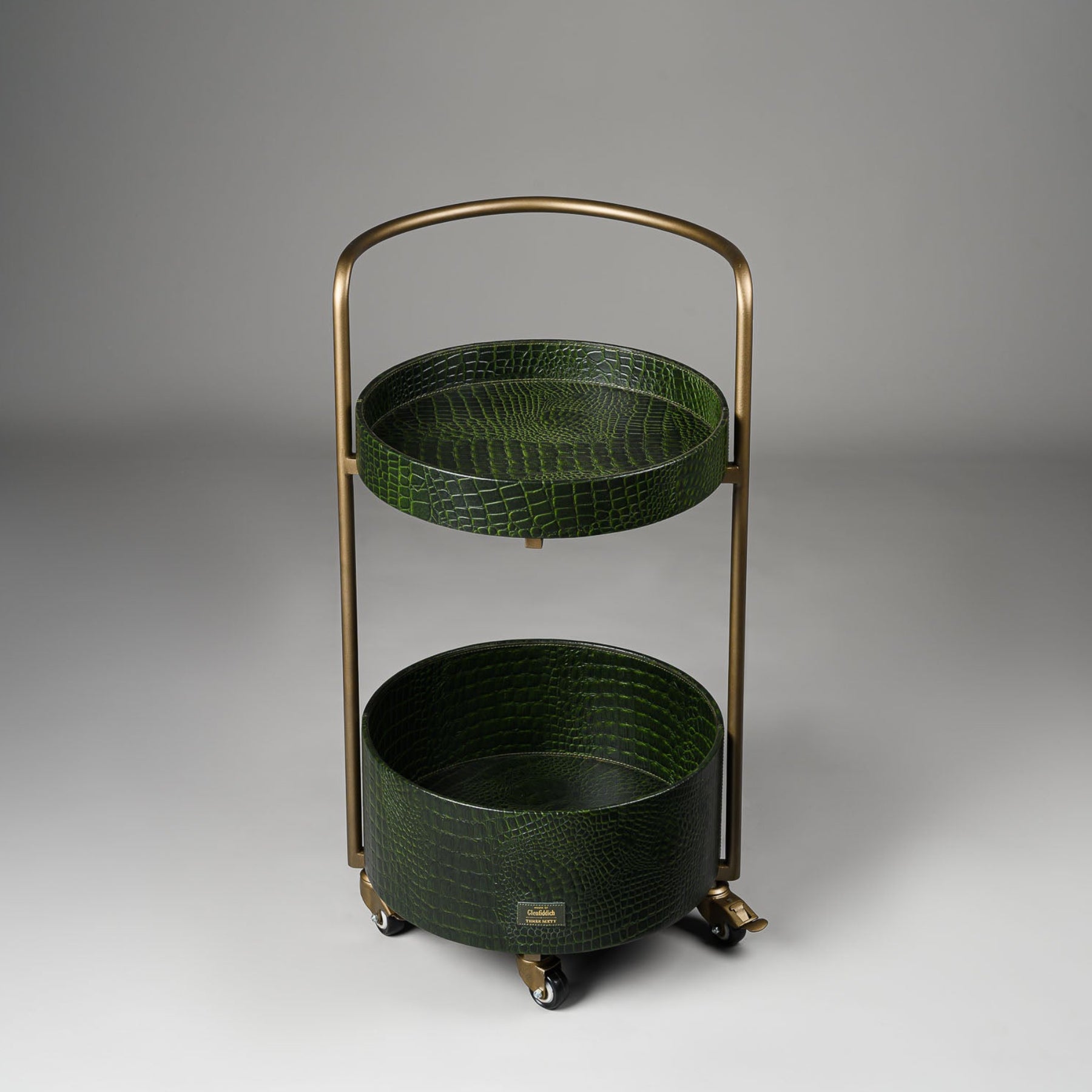 Rover Round Bar Trolley Green