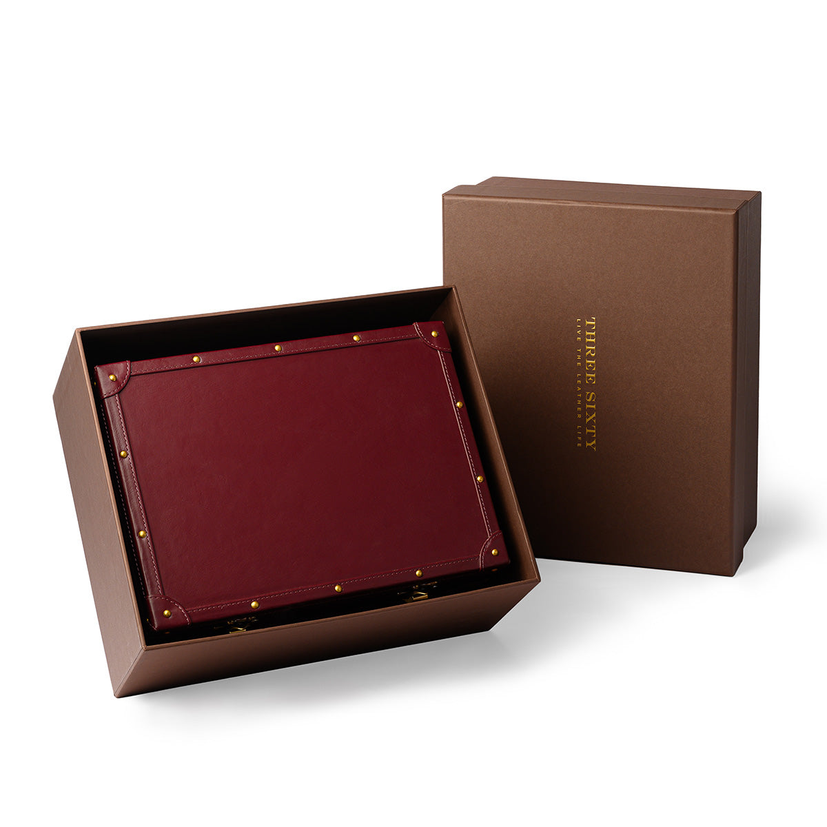 Royale Poker Trunk Burgundy