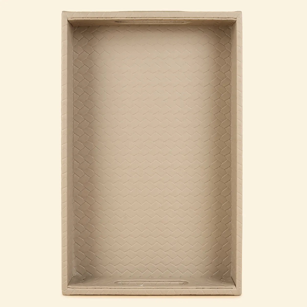 Small Rectangular Tray Beige