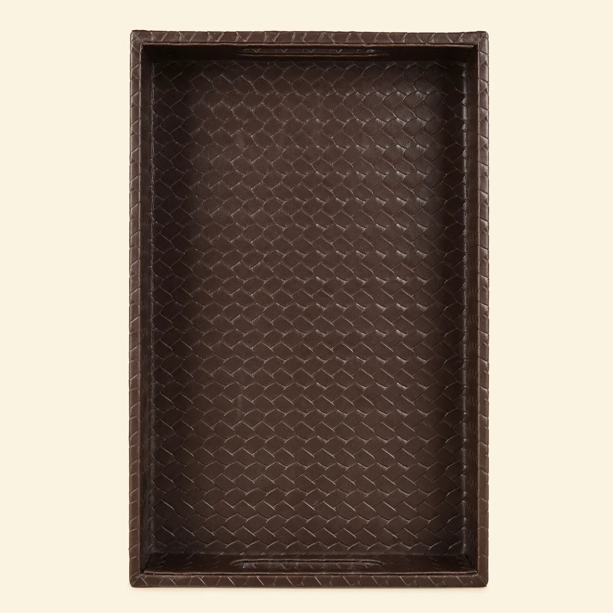 Small Rectangular Tray Brown