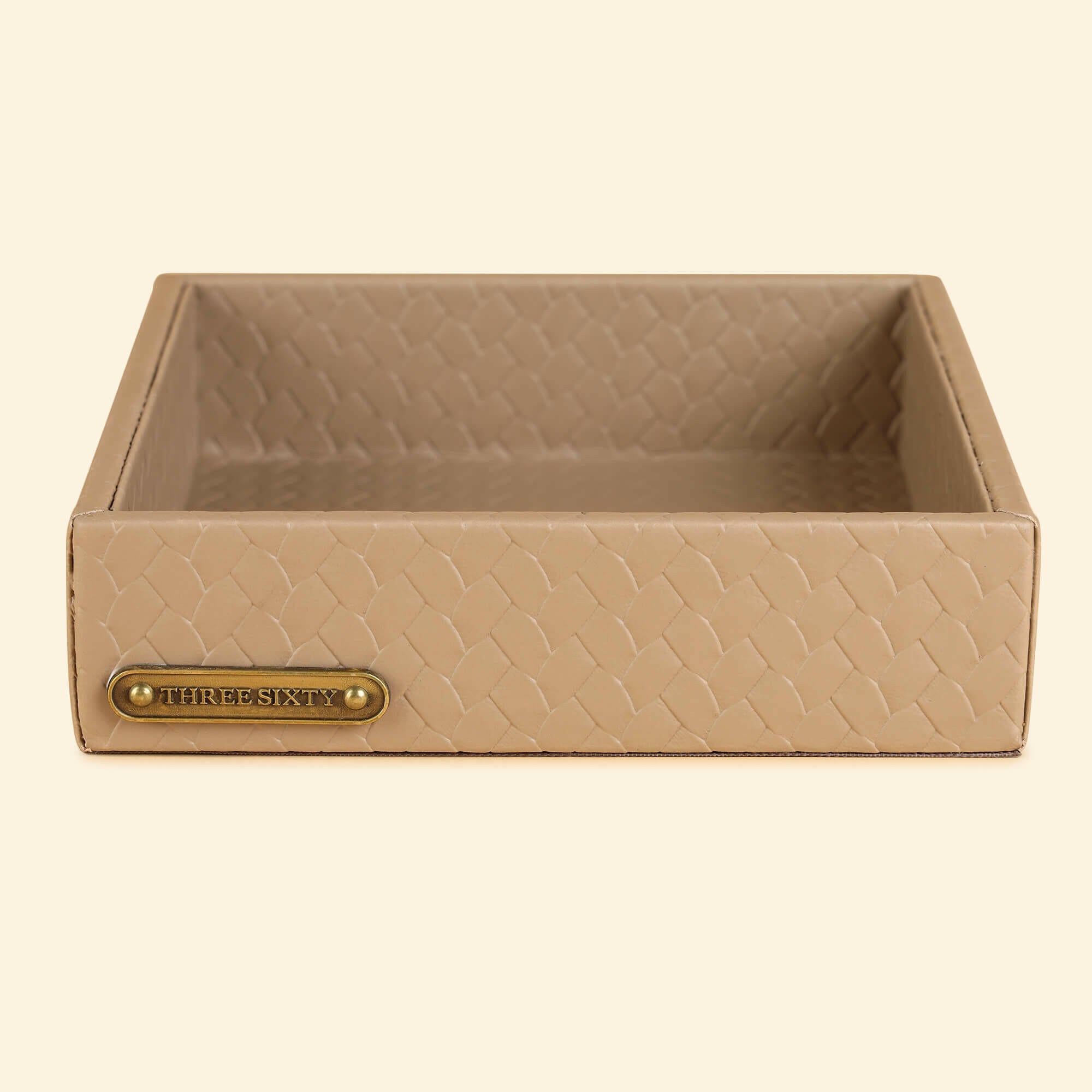 Entwine Small Tray Beige