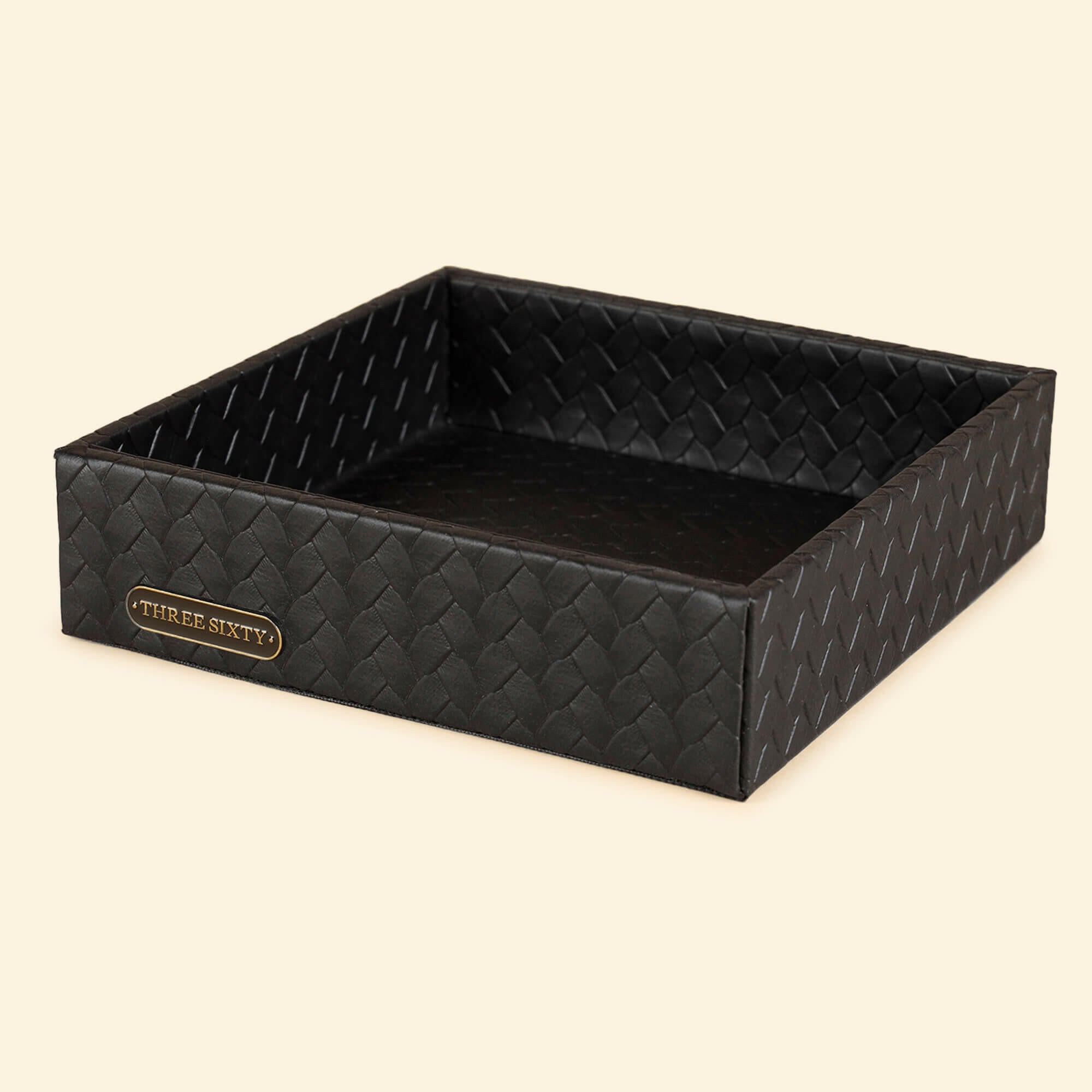Entwine Small Tray Black