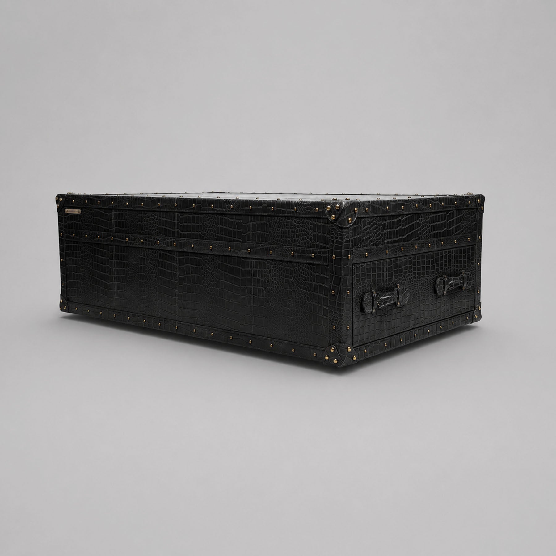 Stateroom Trunk Coffee Table Black