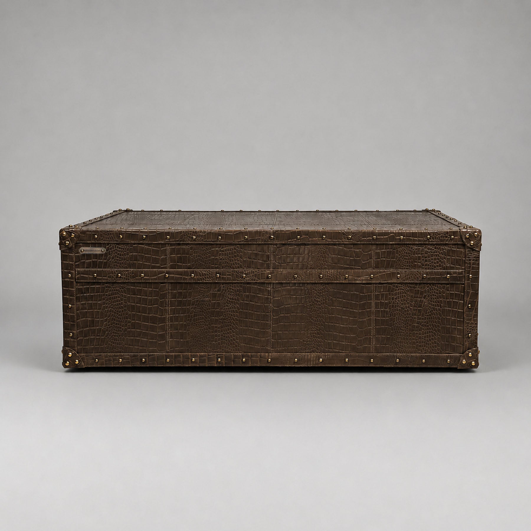 Stateroom Trunk Coffee Table Brown