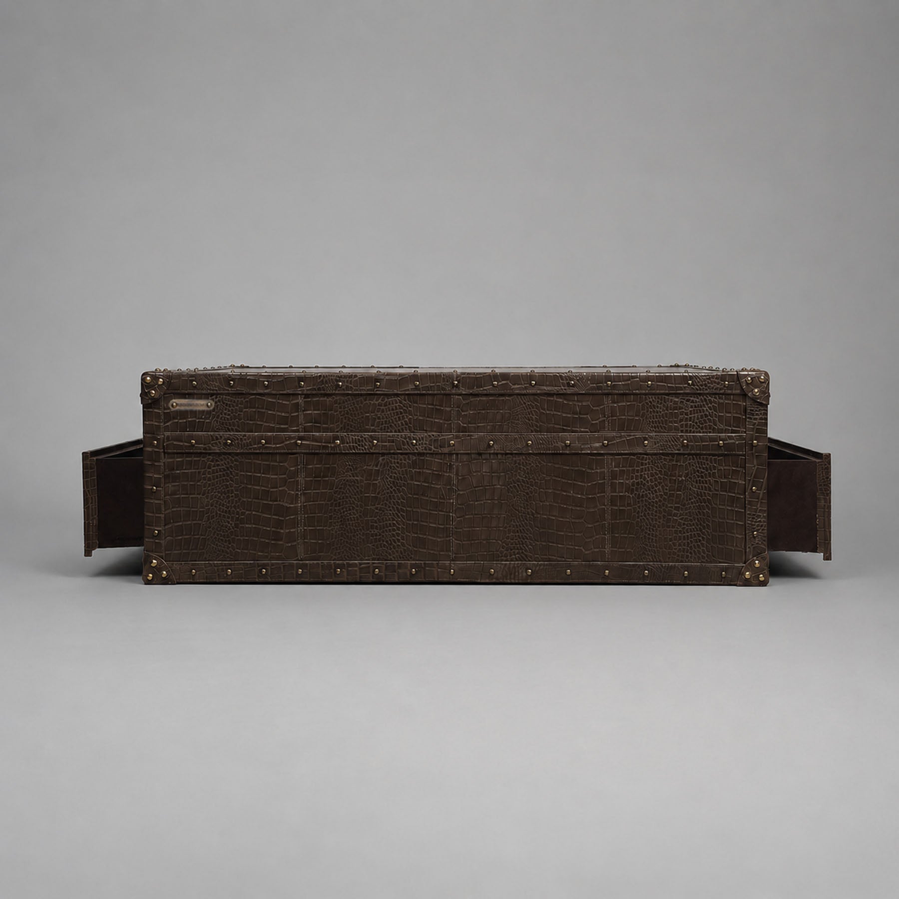Stateroom Trunk Coffee Table Brown