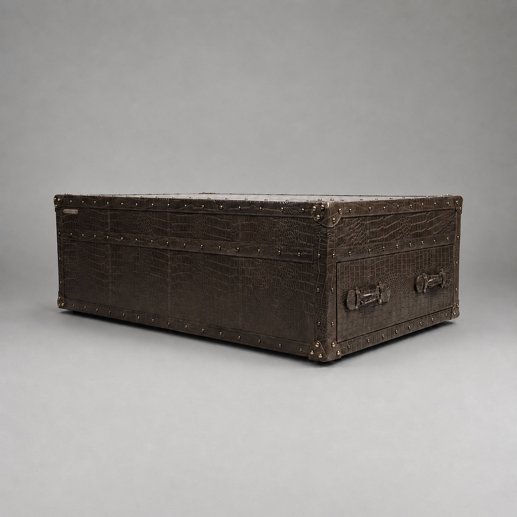 Stateroom Trunk Coffee Table Brown
