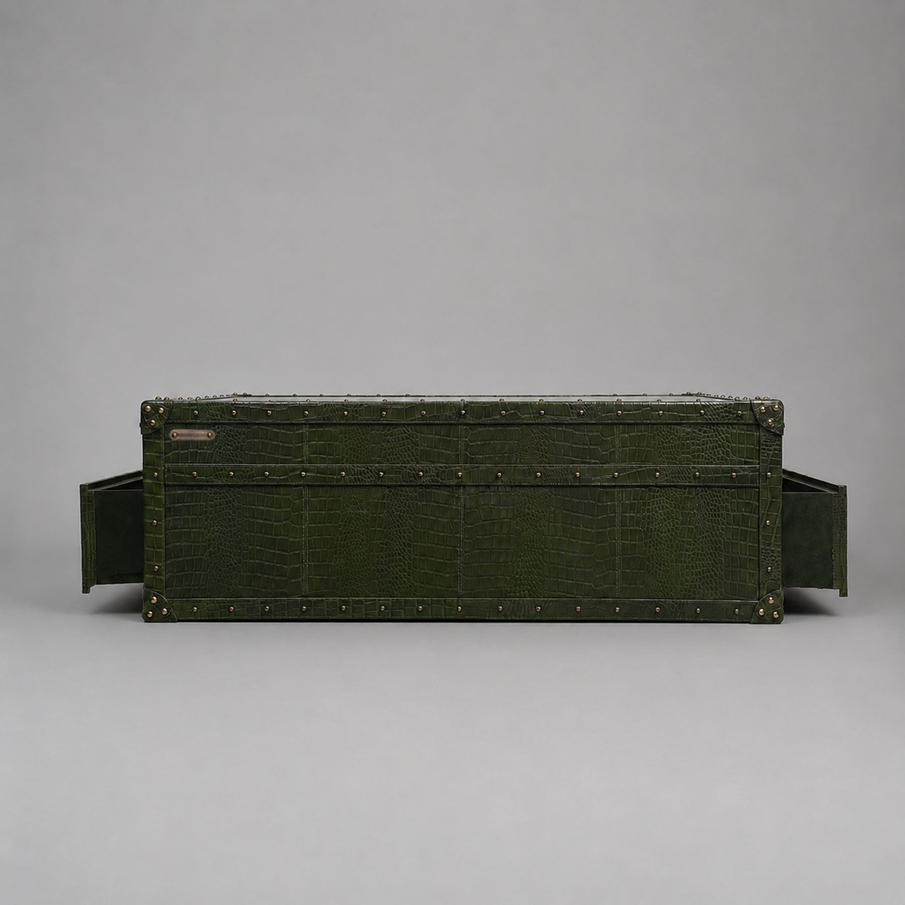 Stateroom Trunk Coffee Table Green