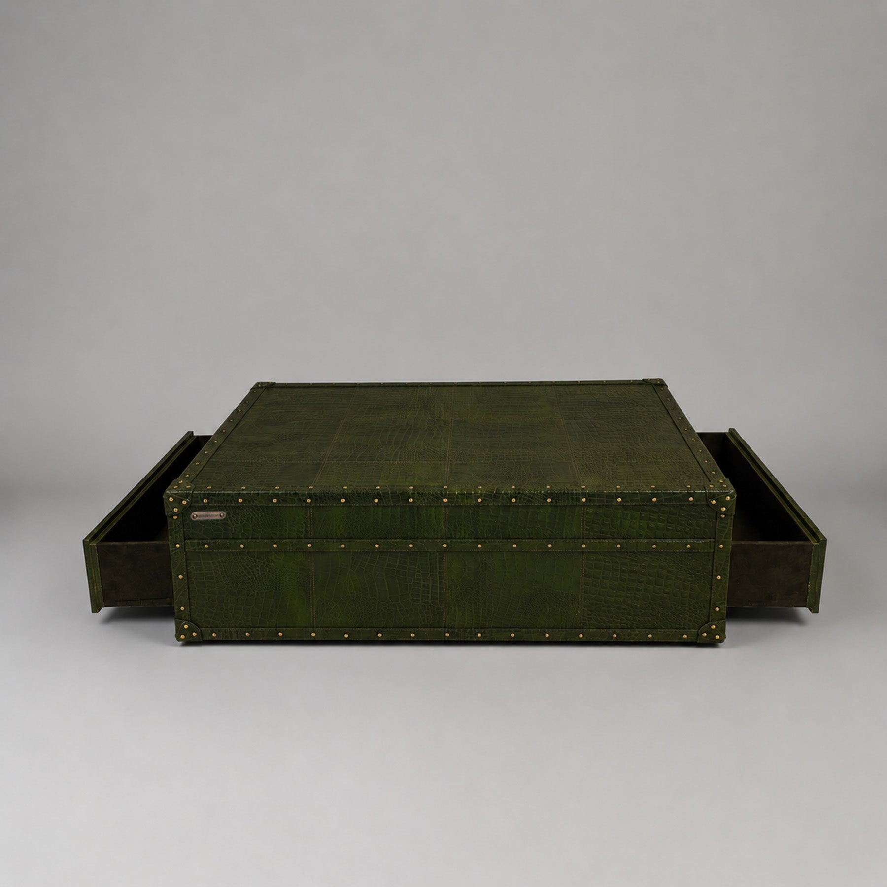 Stateroom Trunk Coffee Table Green