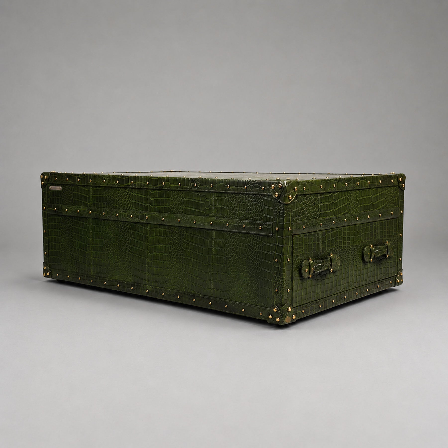 Stateroom Trunk Coffee Table Green