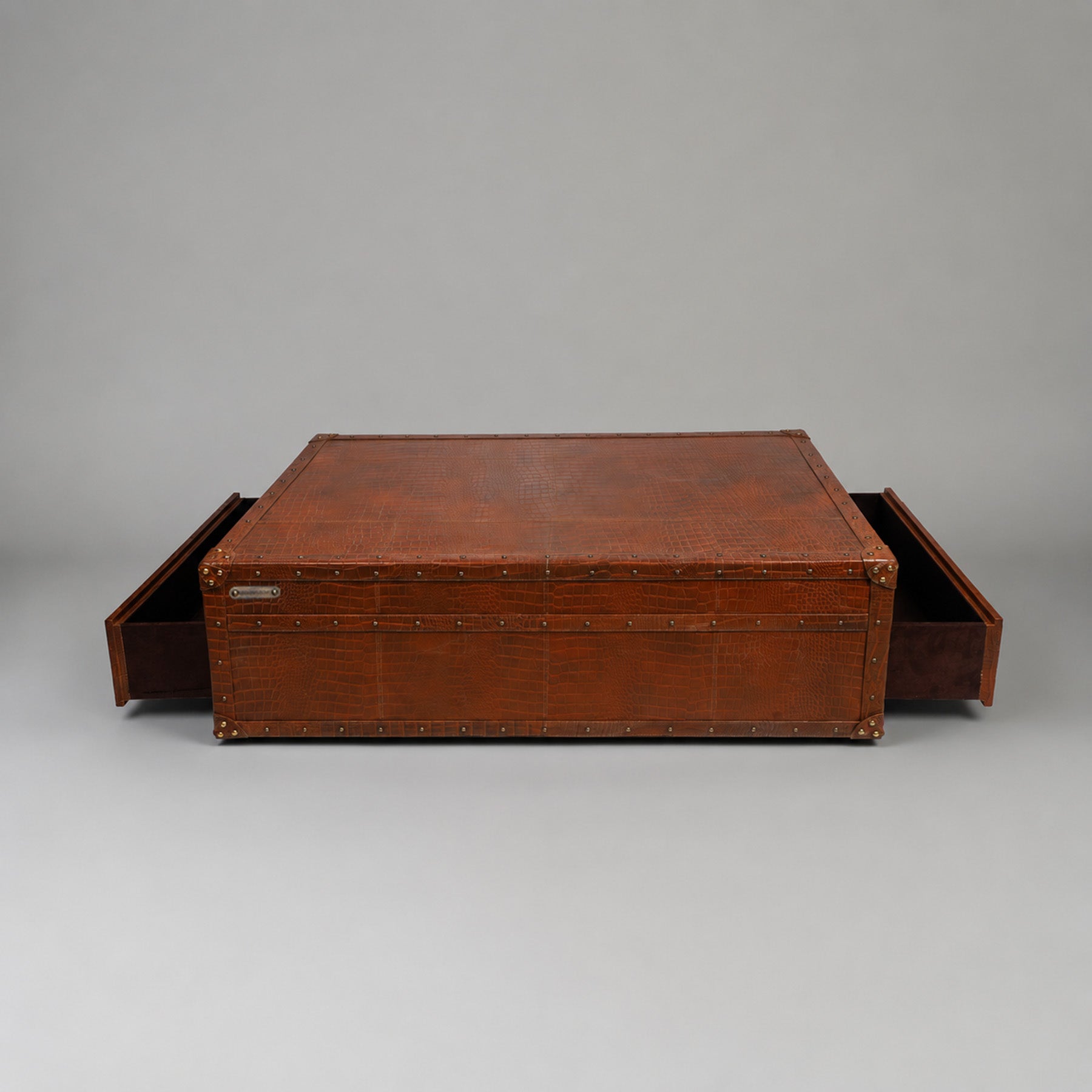 Stateroom Trunk Coffee Table Tan