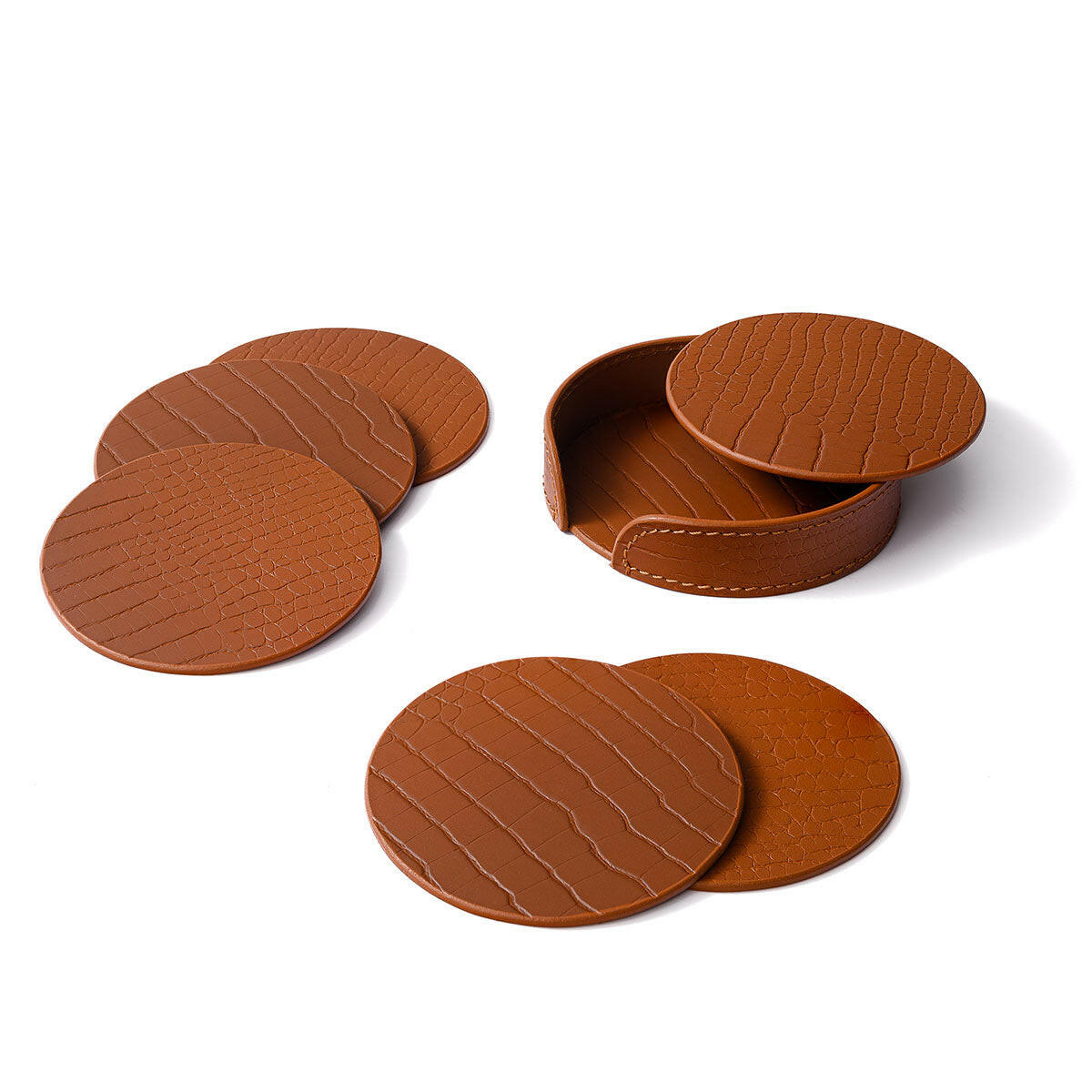 Sterling Coasters Round Tan