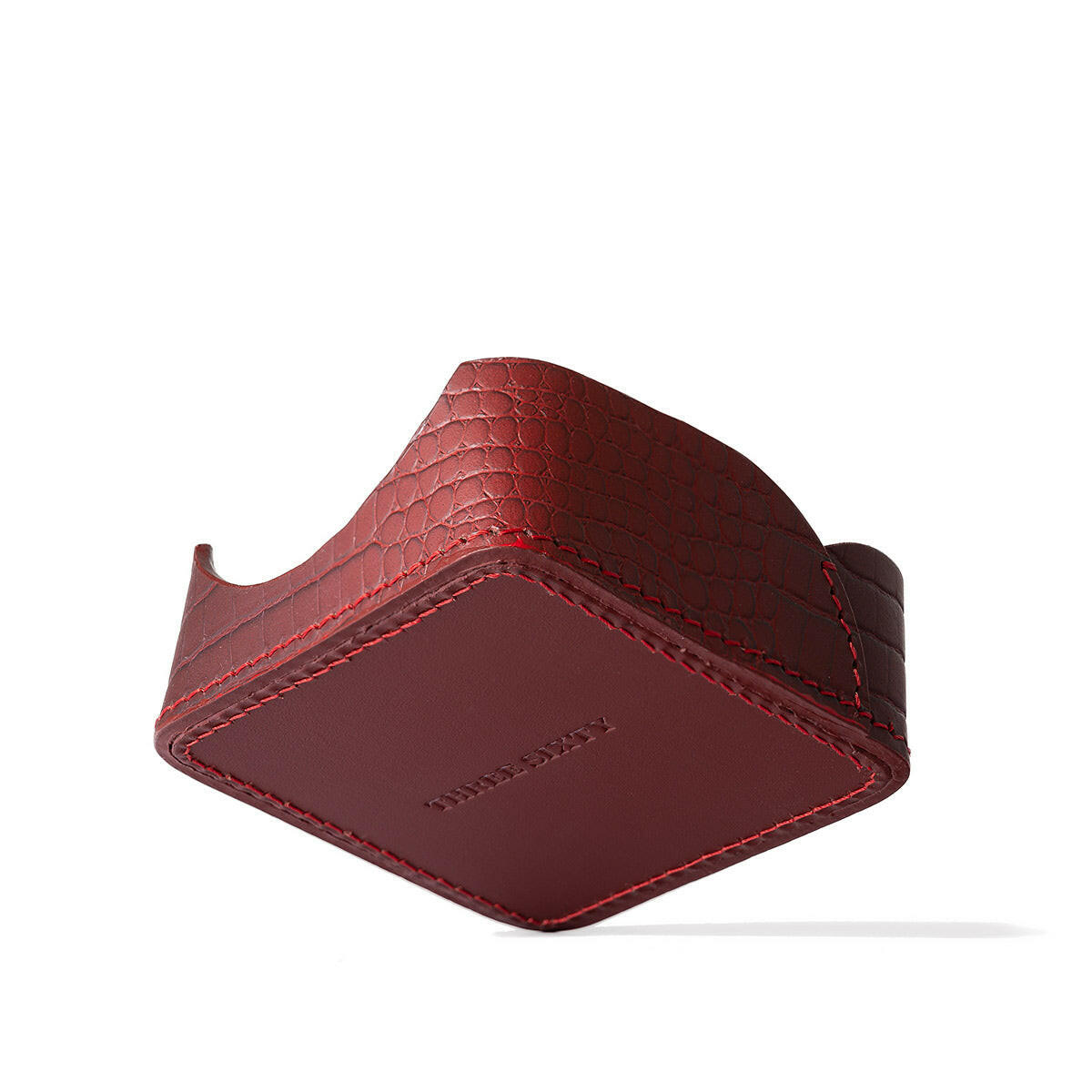 Sterling Memo Holder Maroon