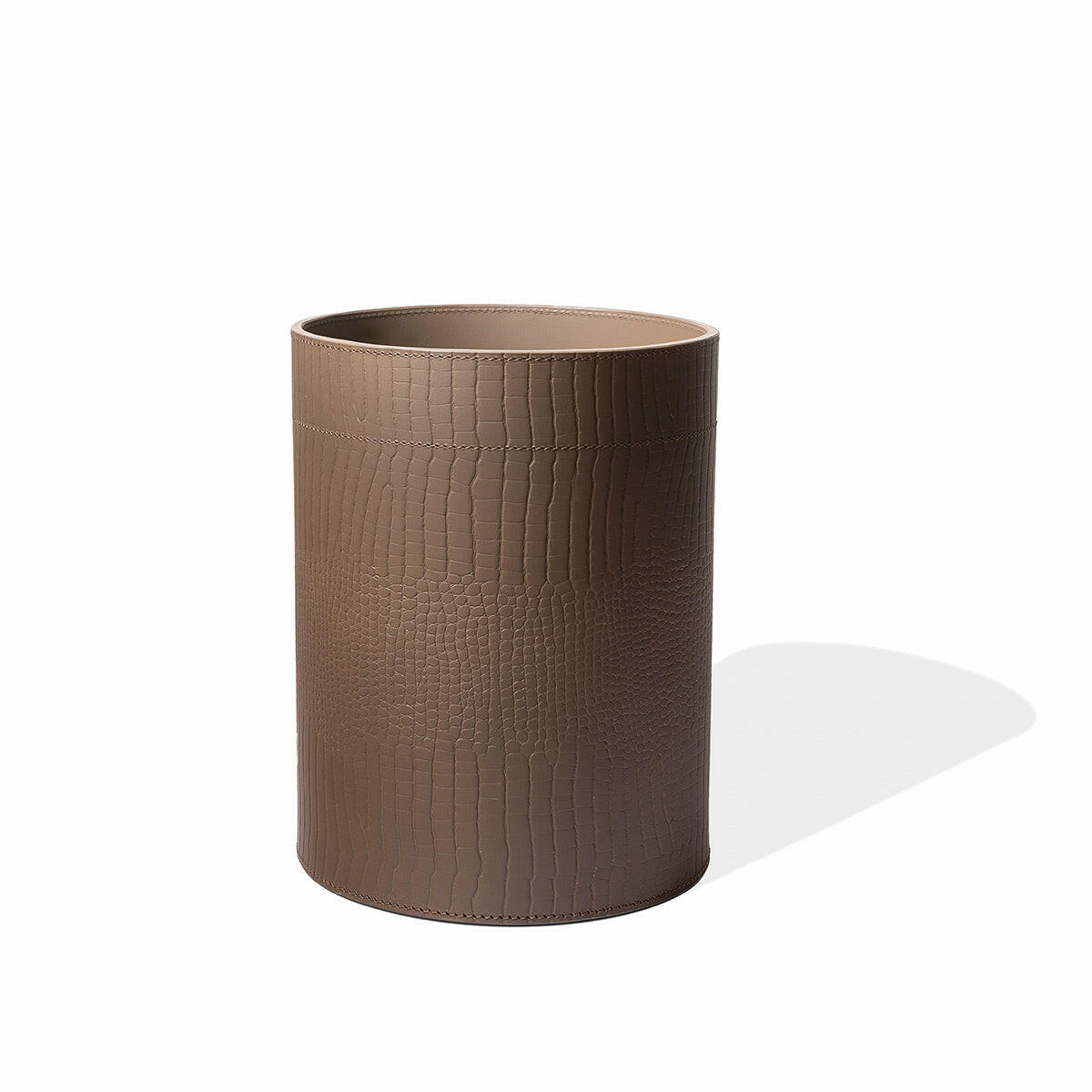 Sterling Wastebin With Metal Inner Taupe