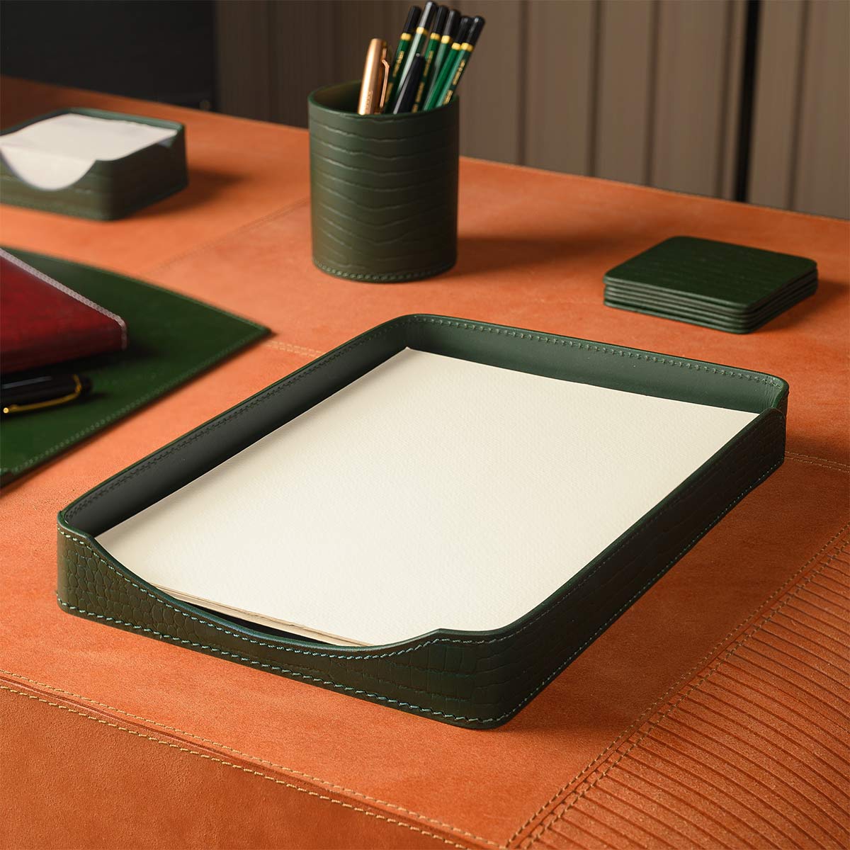 Sterling A4 Papertray Green