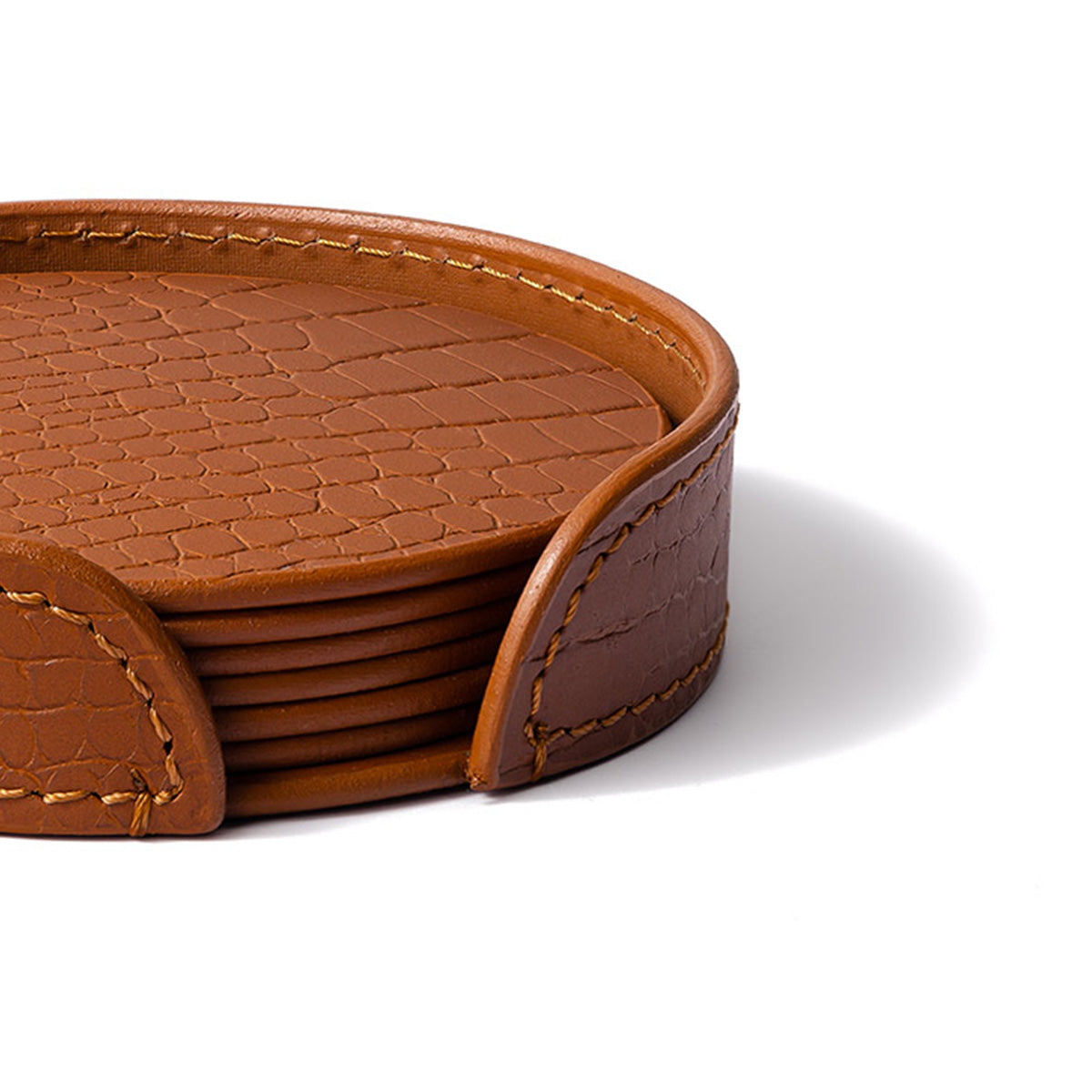 Sterling Coasters Round Tan