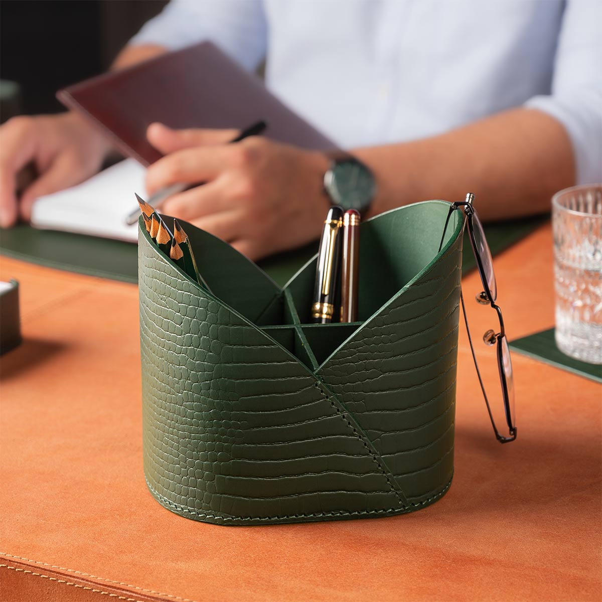 Sterling Multipurpose Desk Caddy Green