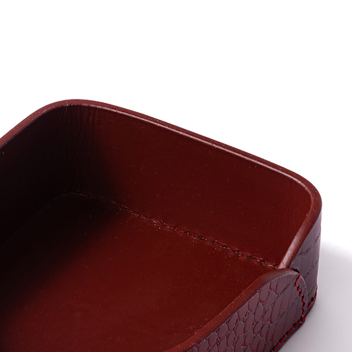 Sterling Memo Holder Maroon