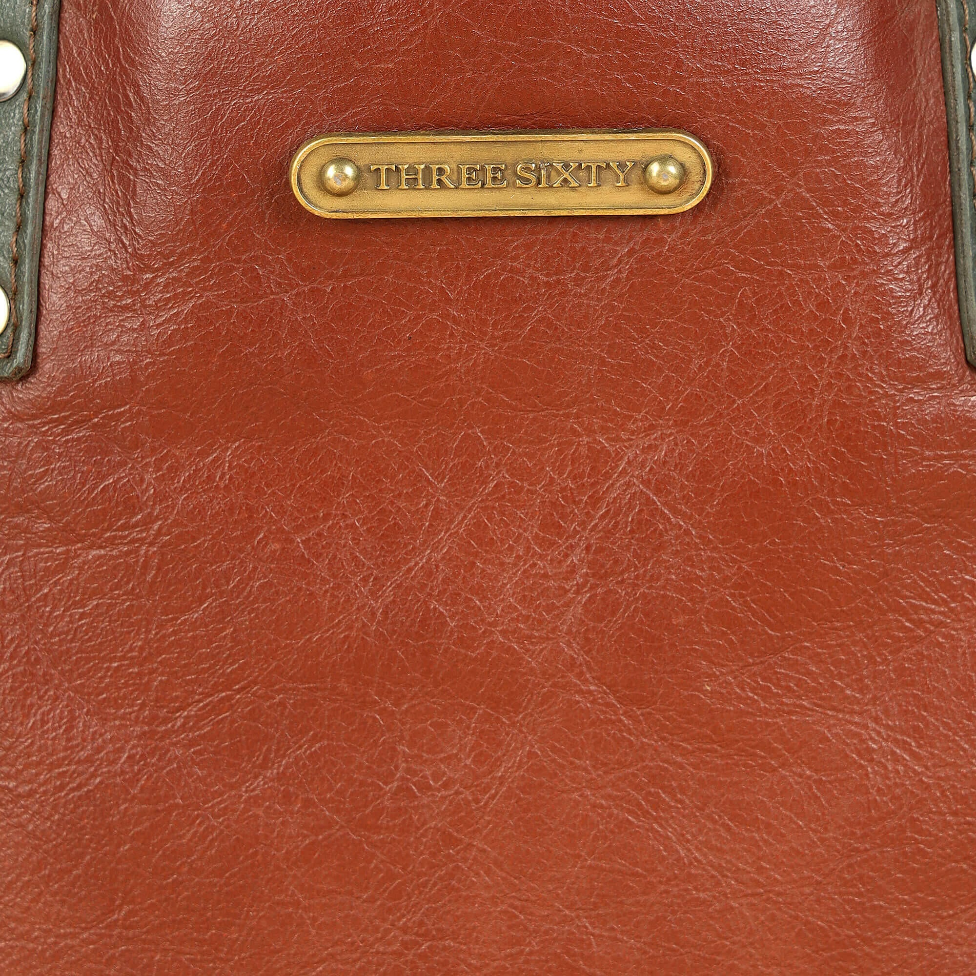 Ines Tote Bag - Genuine Waxy Leather Cognac