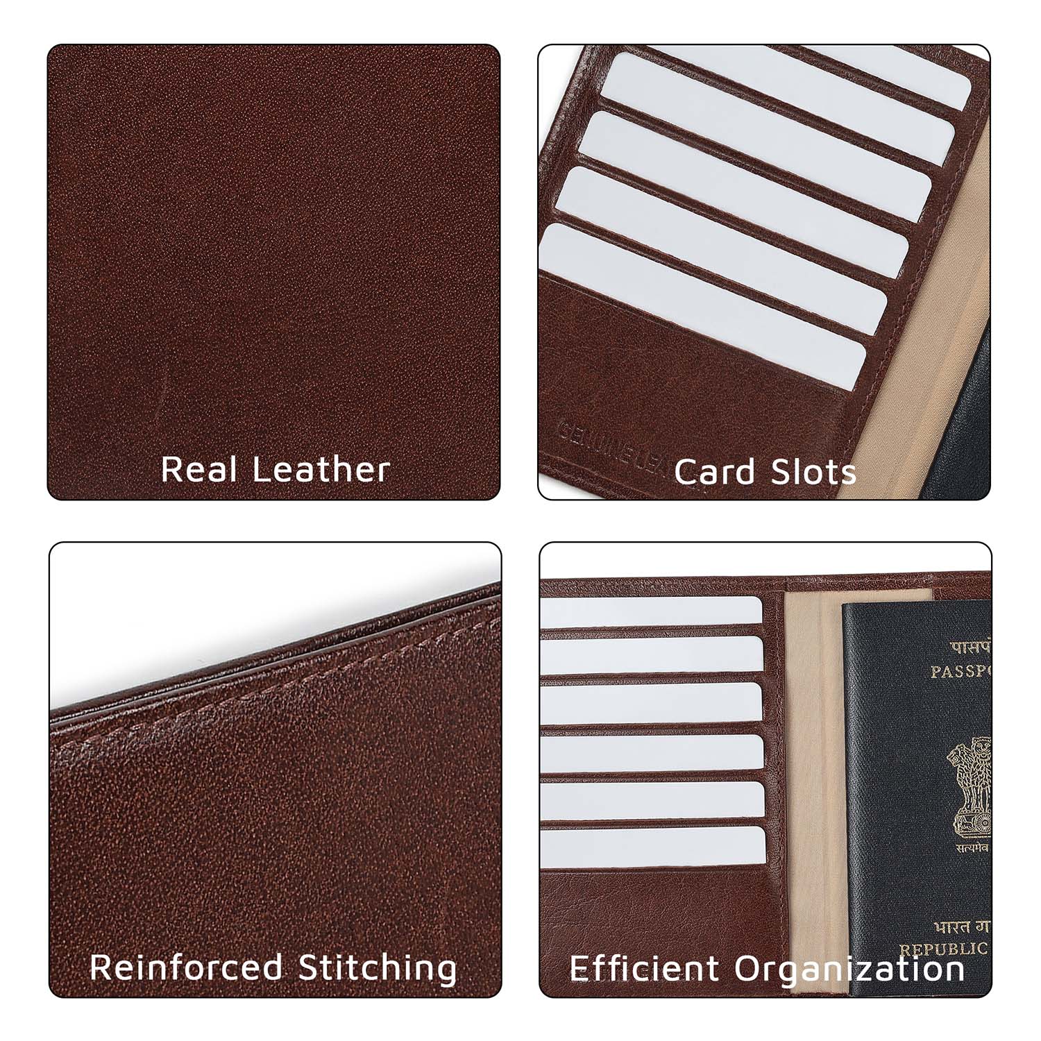 Transit Passport Holder Tan