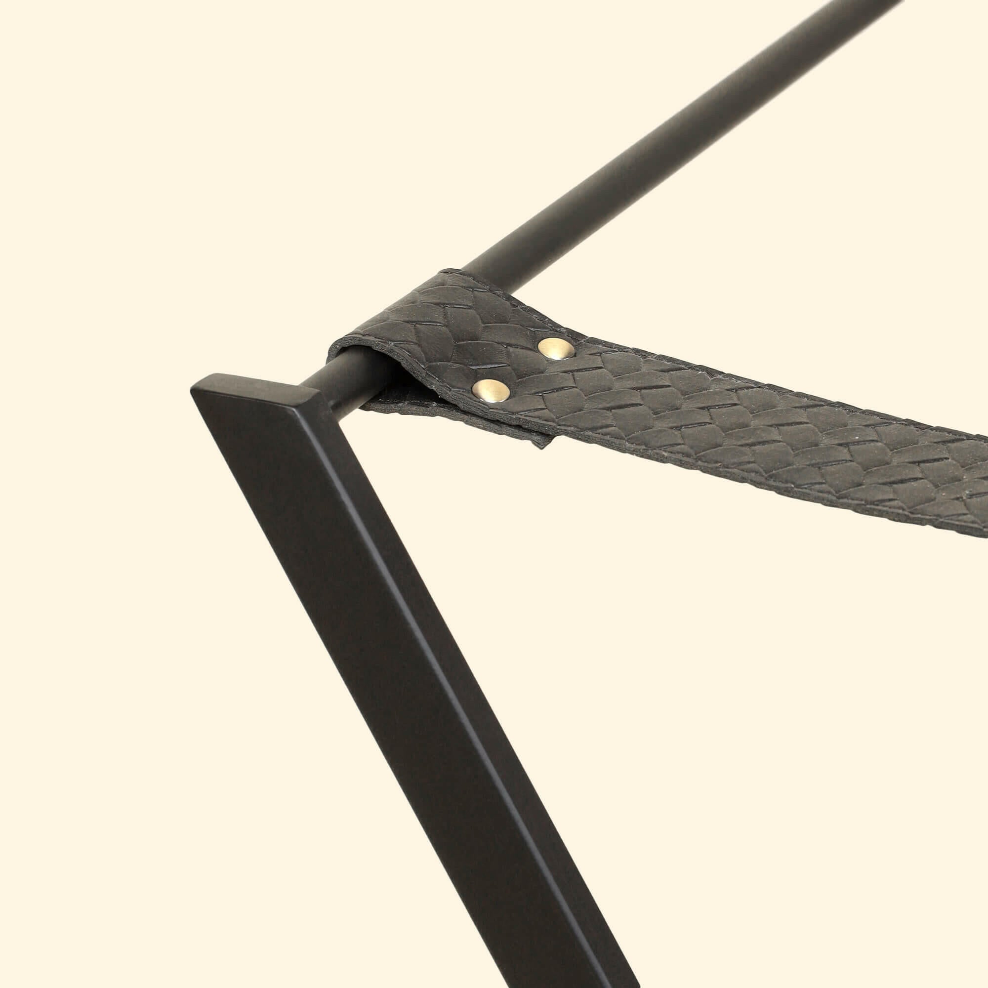 Entwine Tray On Stand Black