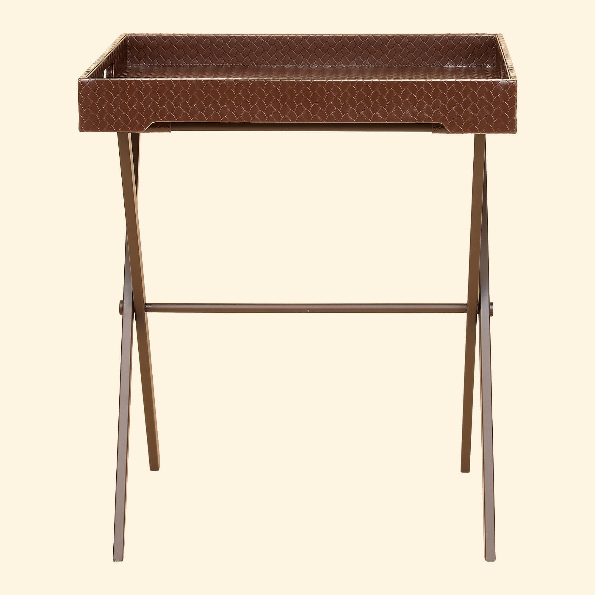Entwine Tray On Stand Brown