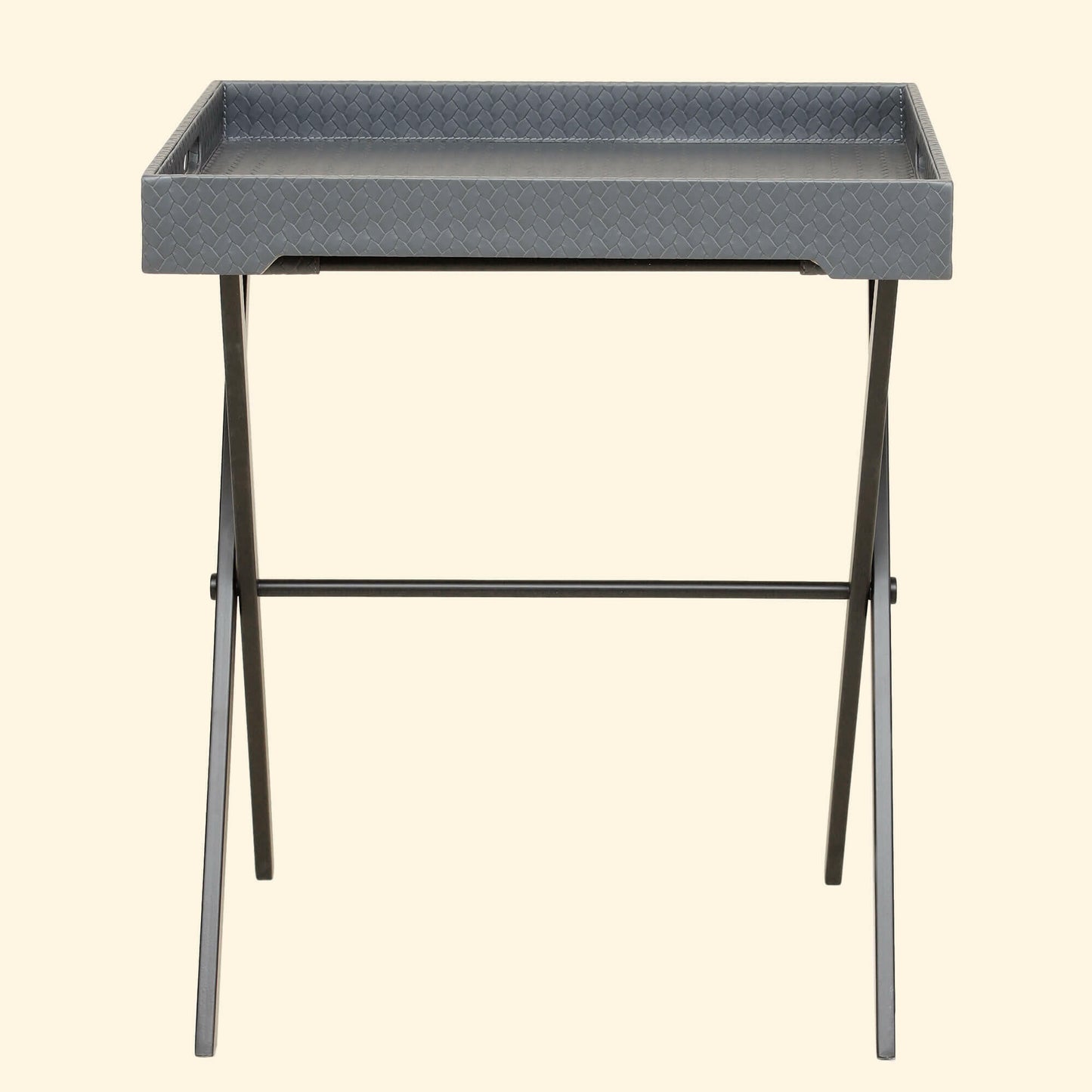 Tray On Stand Grey